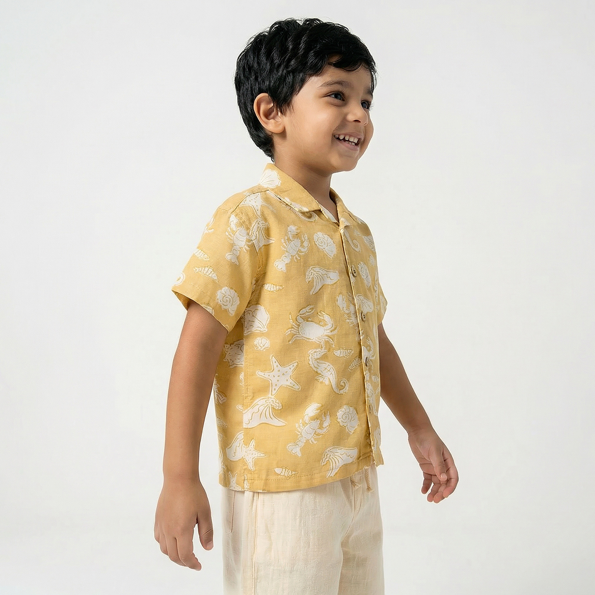 Eligo Short Sleeves Shirt with Underwater Print-boys-clothing-shirts-image-5