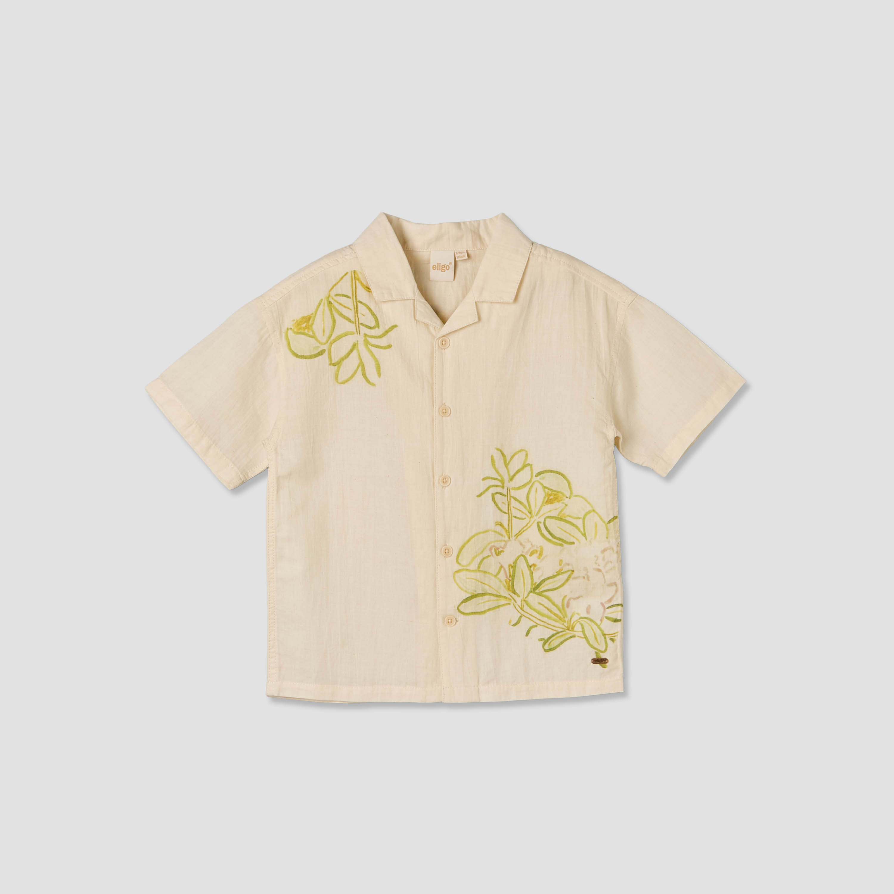 Eligo Short Sleeve Shirt with Embroidery-boys-clothing-shirts-image-1