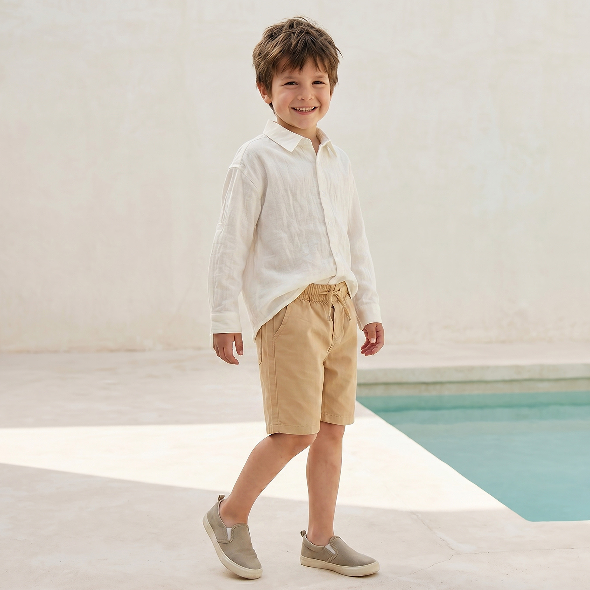 Eligo Long Sleeves Shirt with Textured Design-boys-clothing-shirts-image-5