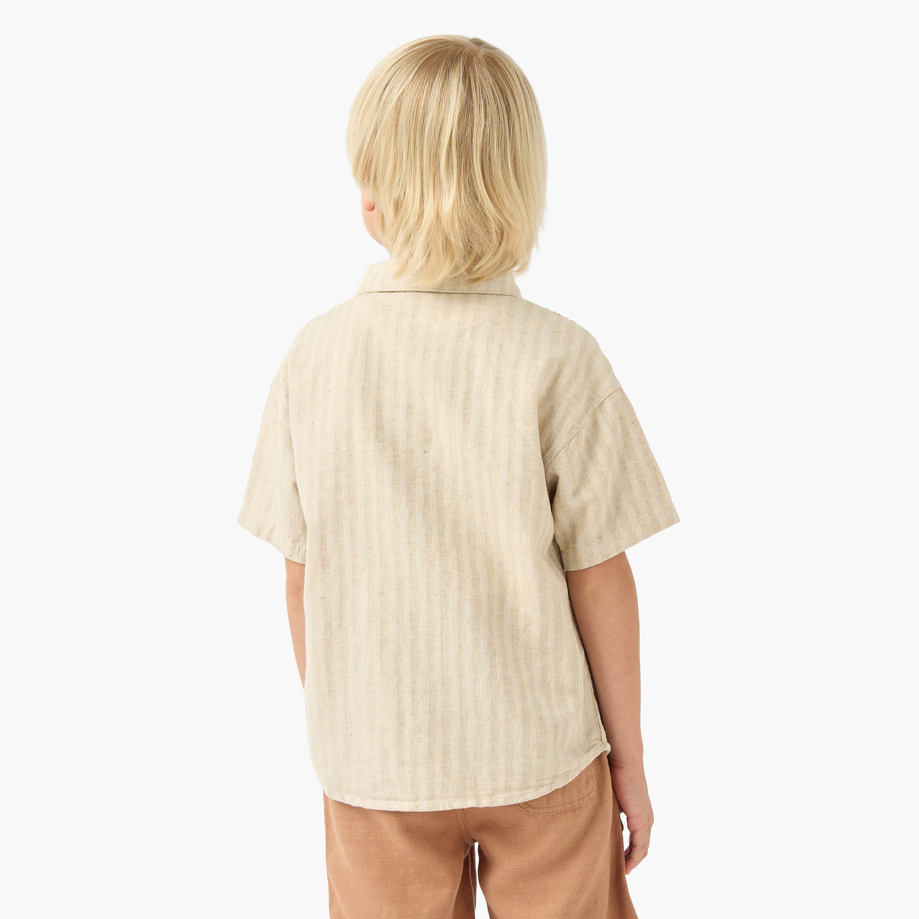 Eligo Short Sleeves Shirt with Stripes-boys-clothing-shirts-image-3