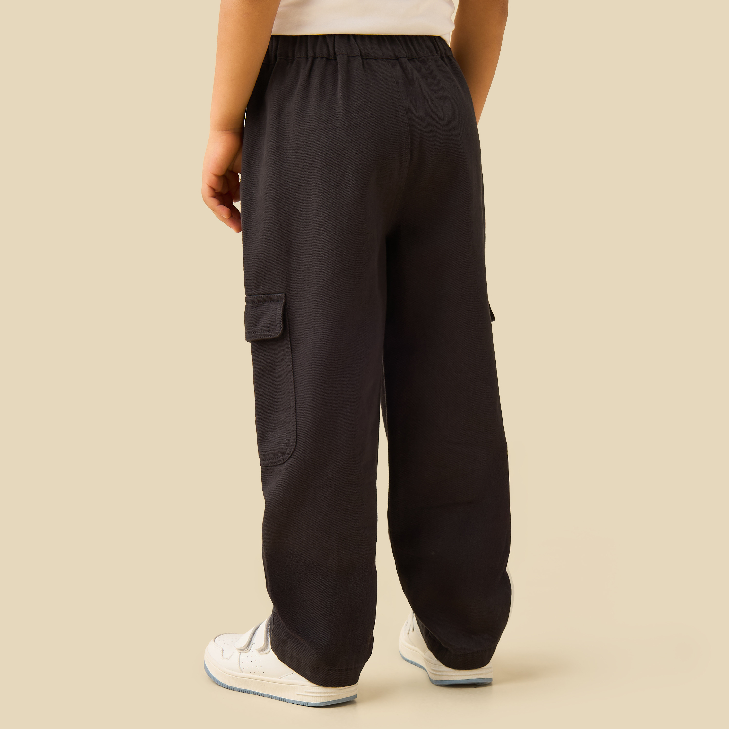 Eligo Trousers with Cargo Pockets, Elastic Waist-boys-clothing-bottoms-trousers-image-3