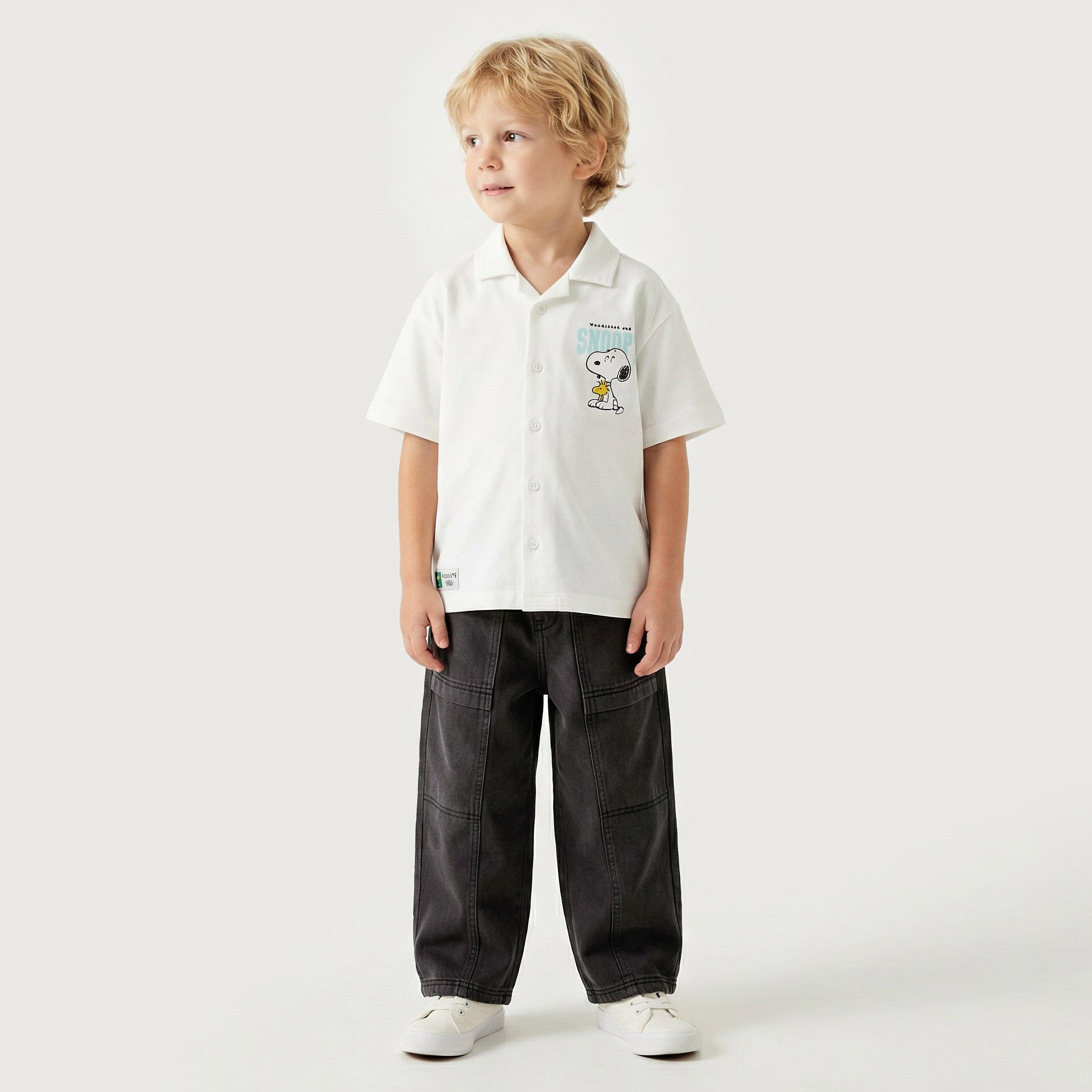 Eligo Trousers with Cargo Pockets, Elastic Waist-boys-clothing-bottoms-trousers-image-2
