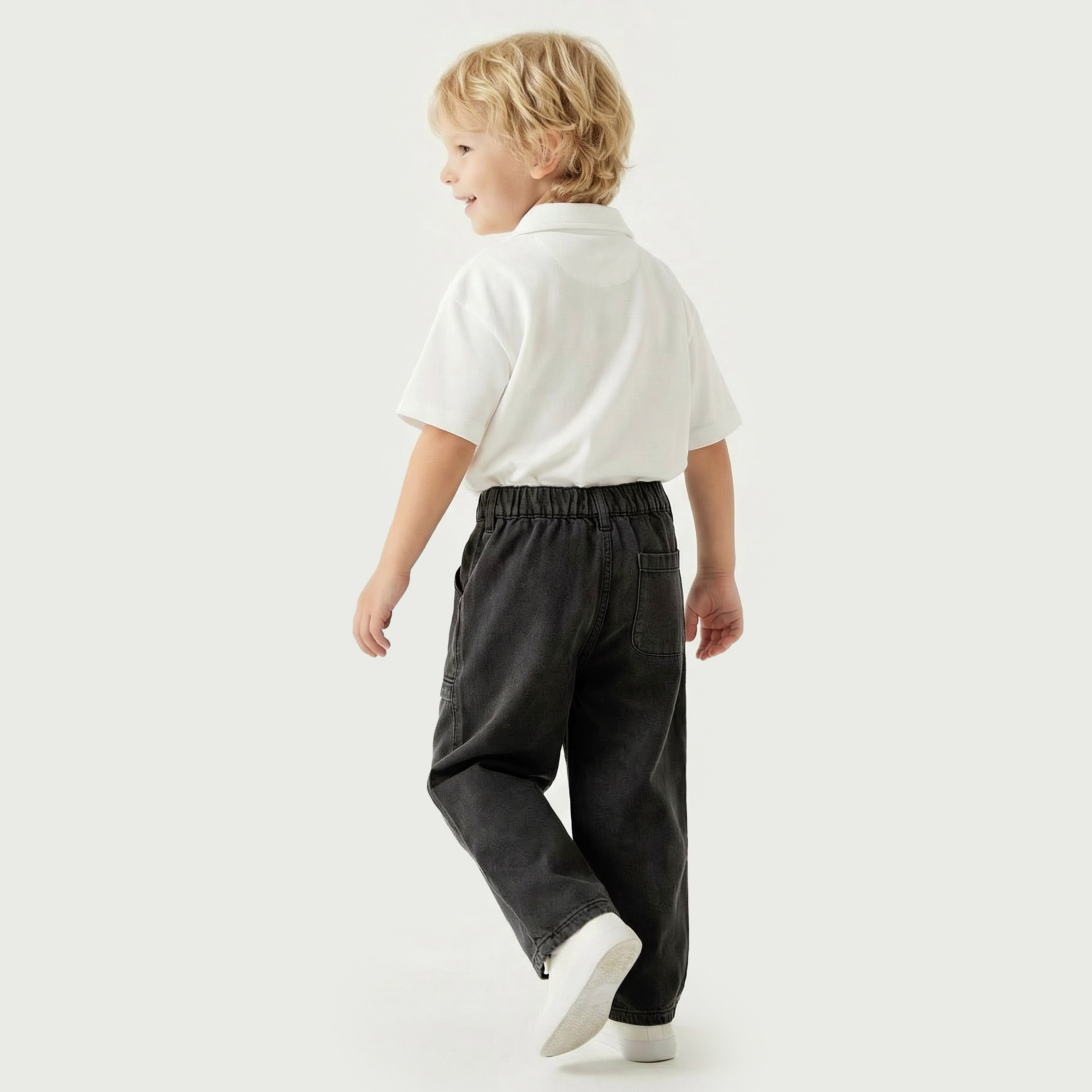 Eligo Trousers with Cargo Pockets, Elastic Waist-boys-clothing-bottoms-trousers-image-3