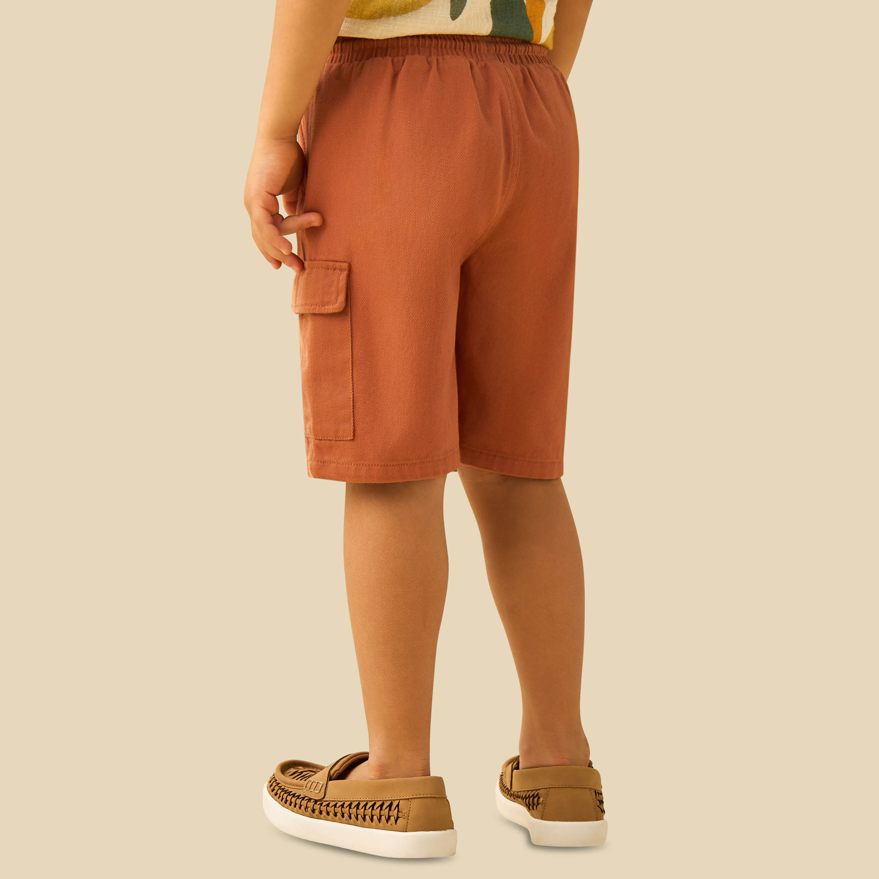 Eligo Drawstring Waist Shorts with Pockets-boys-clothing-bottoms-shorts-image-3