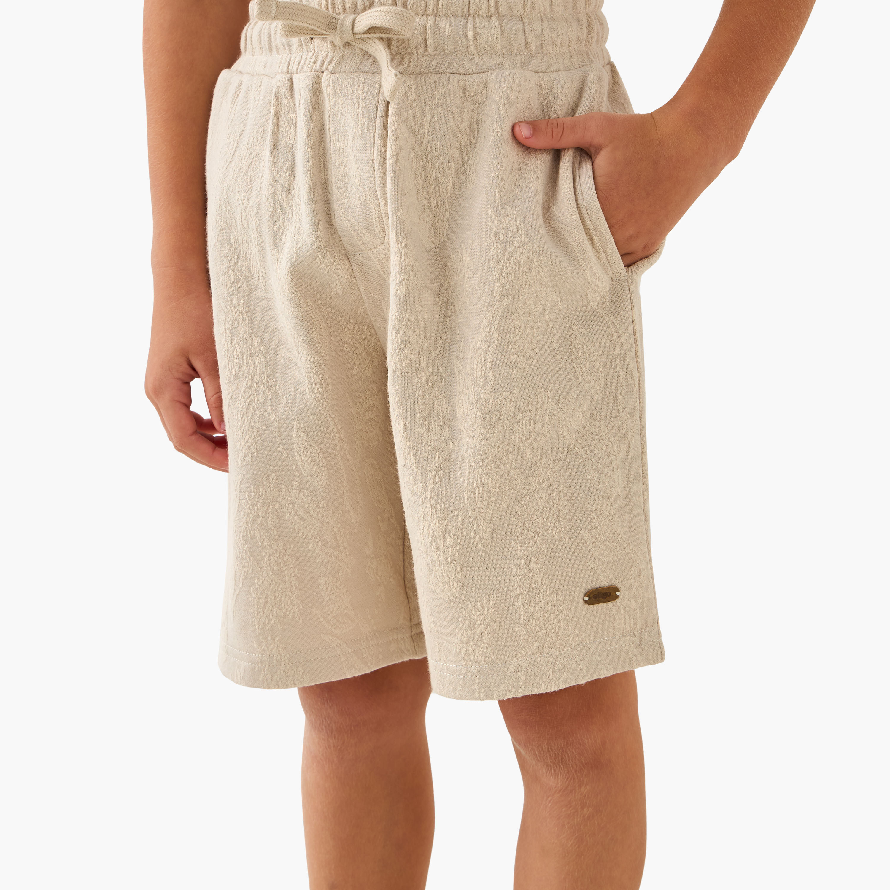 Eligo Collared Short Sleeve Shirt and Shorts Set with Pockets-boys-clothing-setsandcoords-image-4