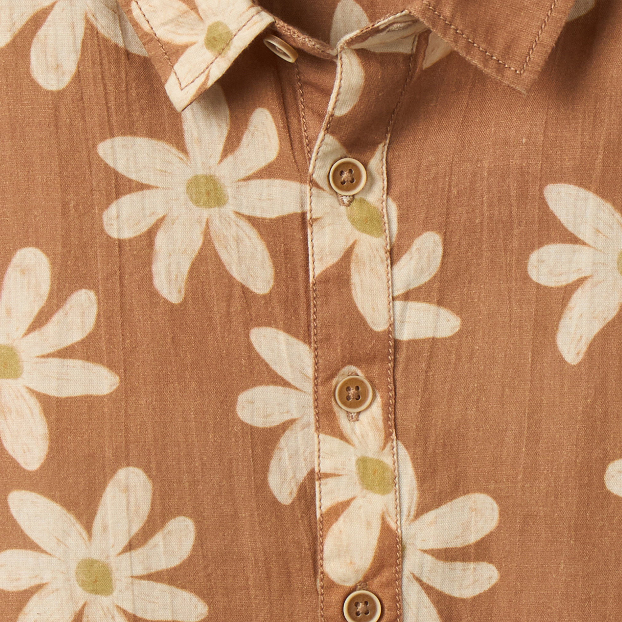 Eligo Collared Short Sleeves Shirt and Shorts Set with Floral Print-boys-clothing-setsandcoords-image-5