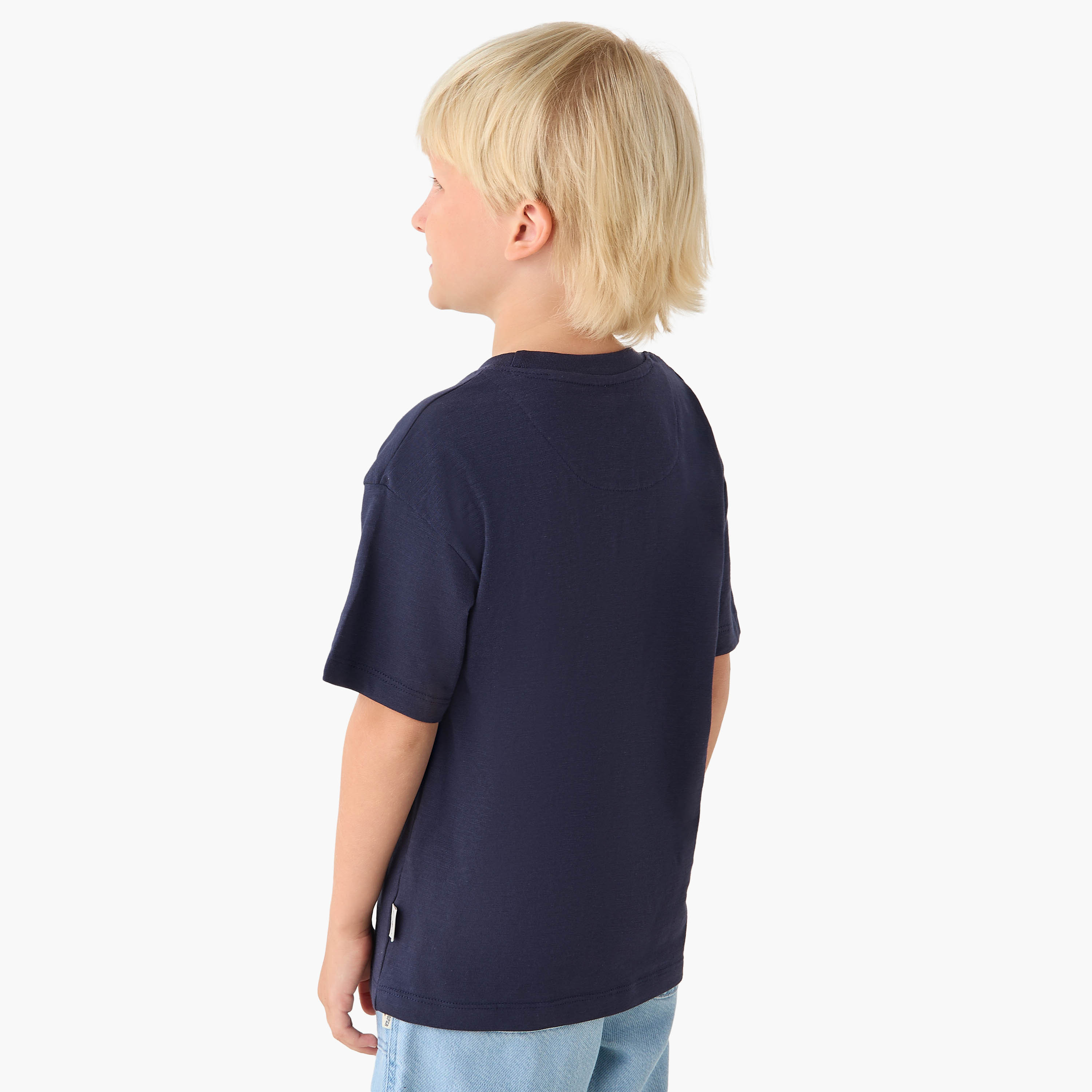 Lee Cooper Crew Neck Short Sleeves T-shirt with Embroidery-boys-clothing-tshirtsandpolos-image-3