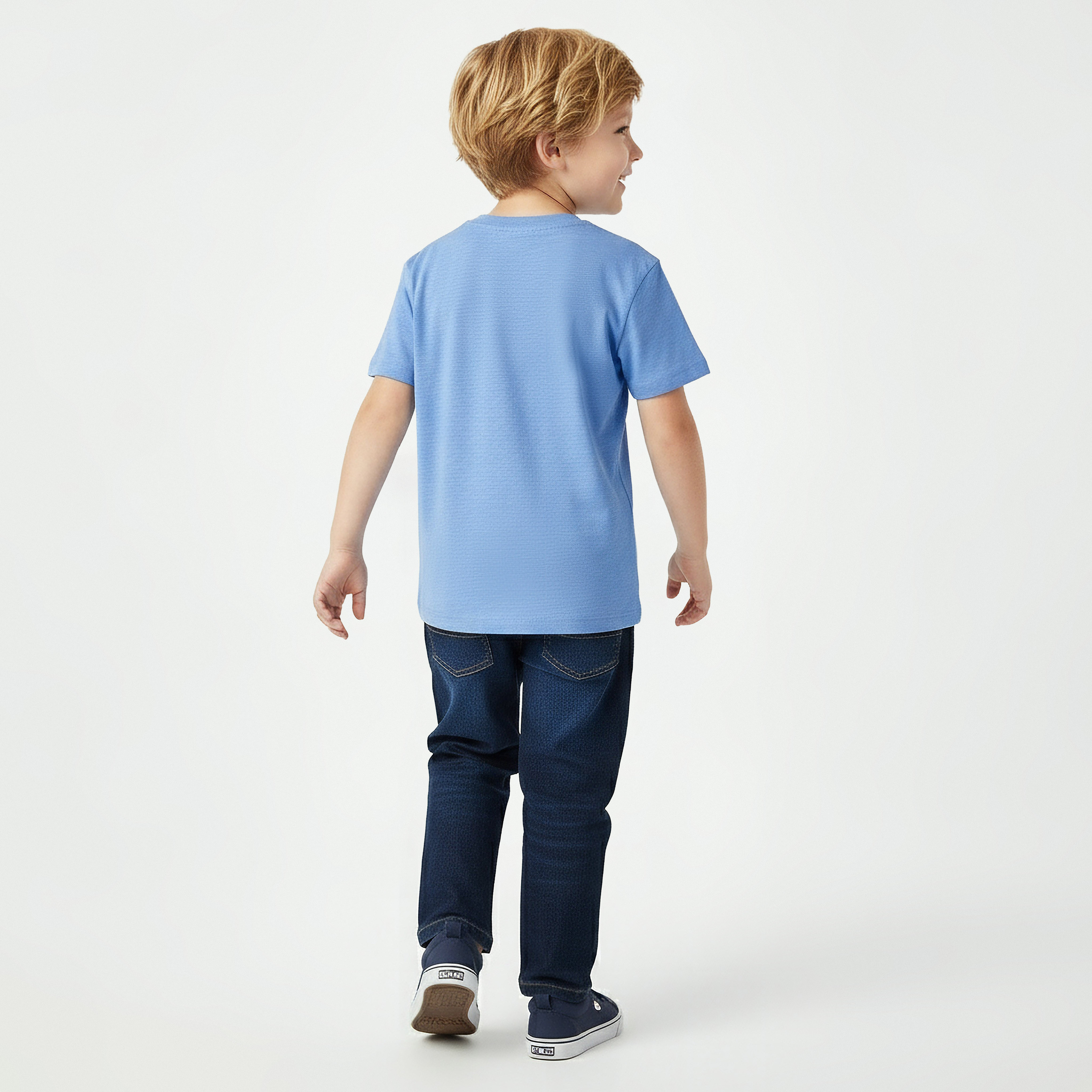 Lee Cooper Round Neck Short Sleeves T-shirt with Print-boys-clothing-tshirtsandpolos-image-3