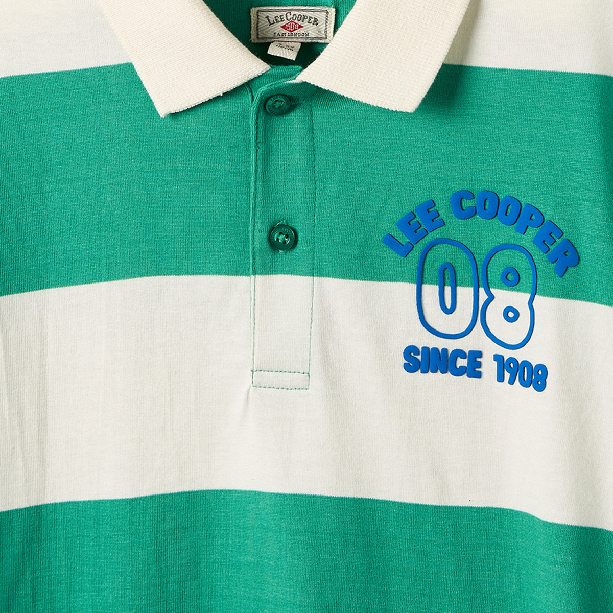Lee Cooper Collared Short Sleeves Polo T-shirt with Stripes-boys-clothing-tshirtsandpolos-image-4