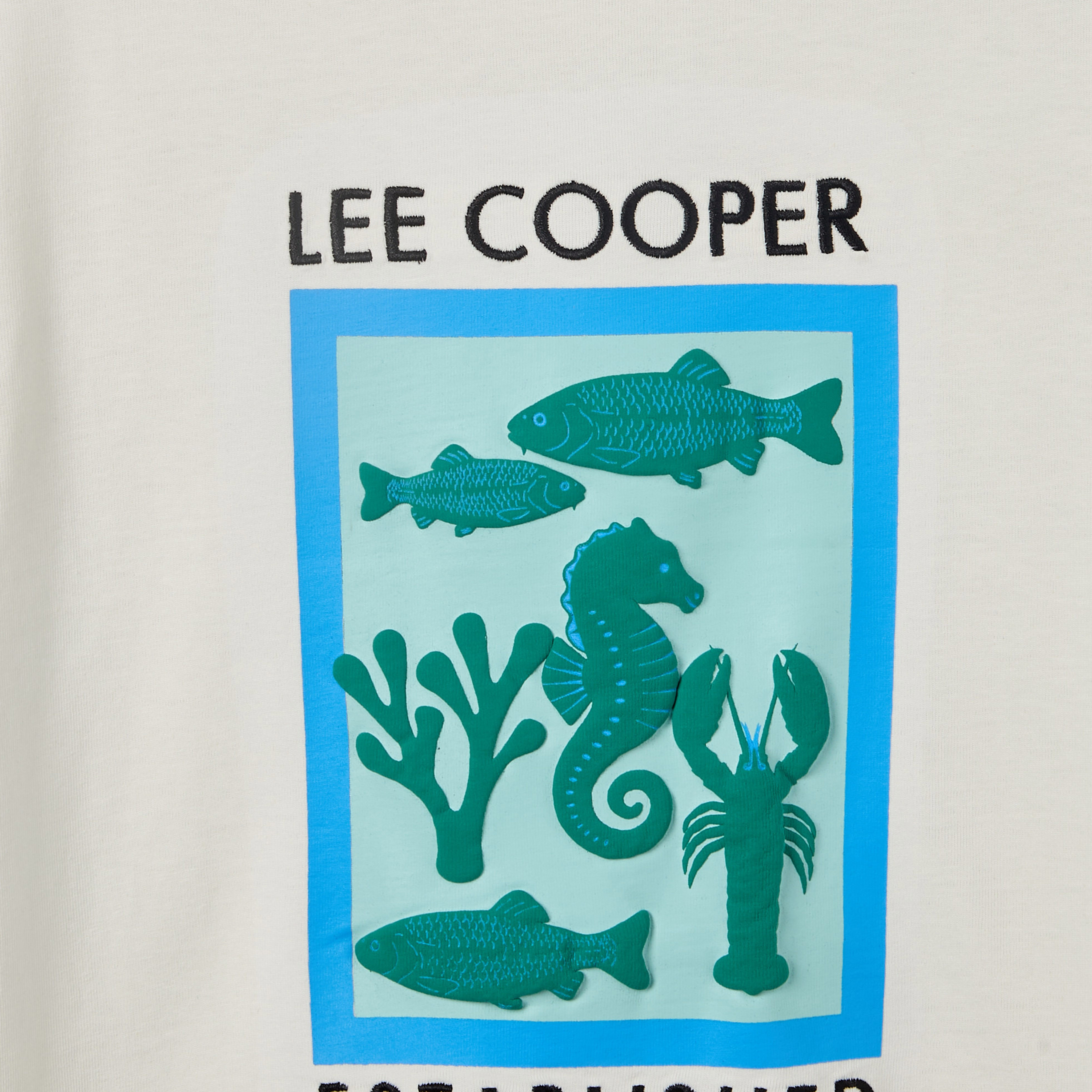 Lee Cooper Crew Neck Short Sleeves T-shirt with Marine Print-boys-clothing-tshirtsandpolos-image-4