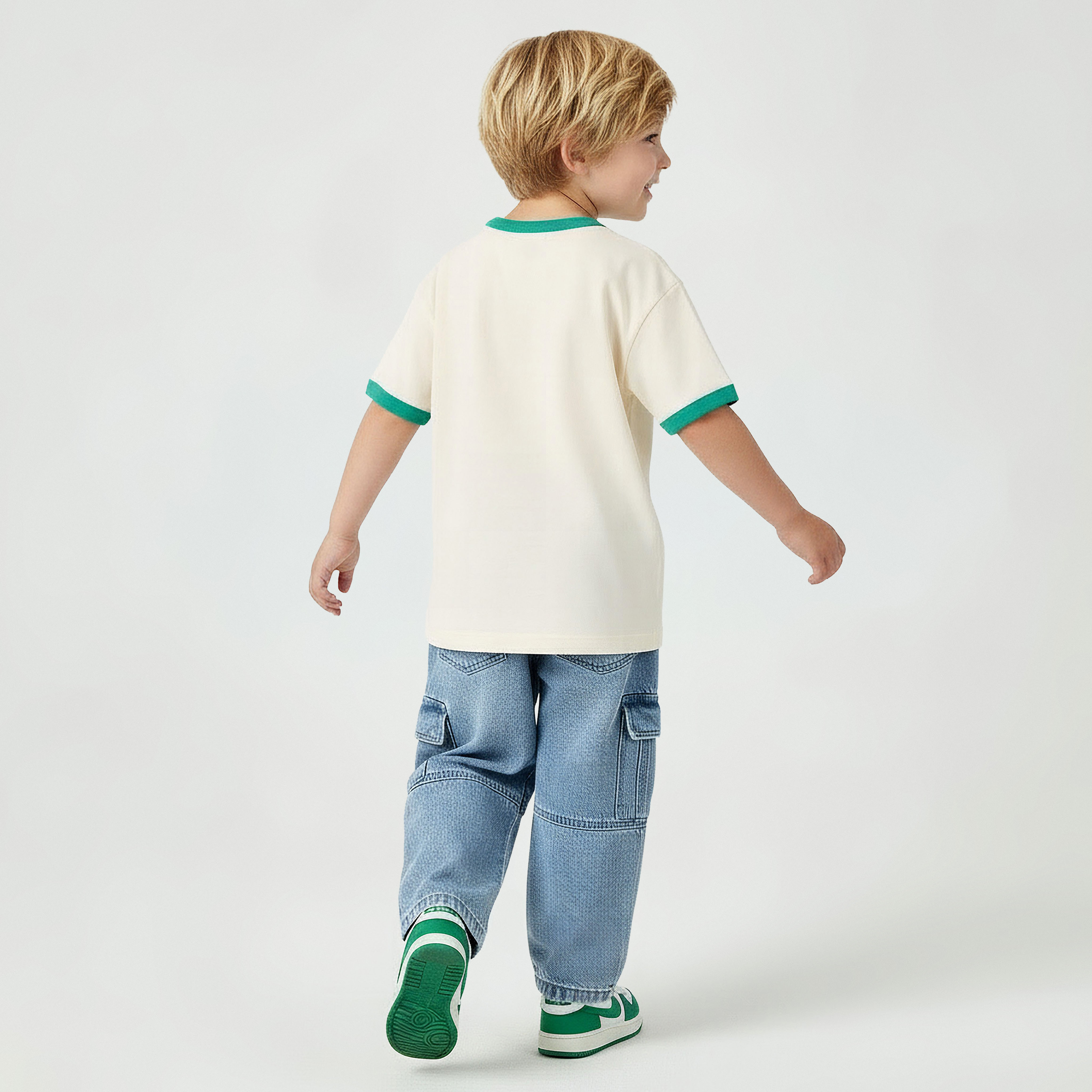 Lee Cooper Crew Neck Short Sleeves T-shirt with Varsity Graphic Print-boys-clothing-tshirtsandpolos-image-3