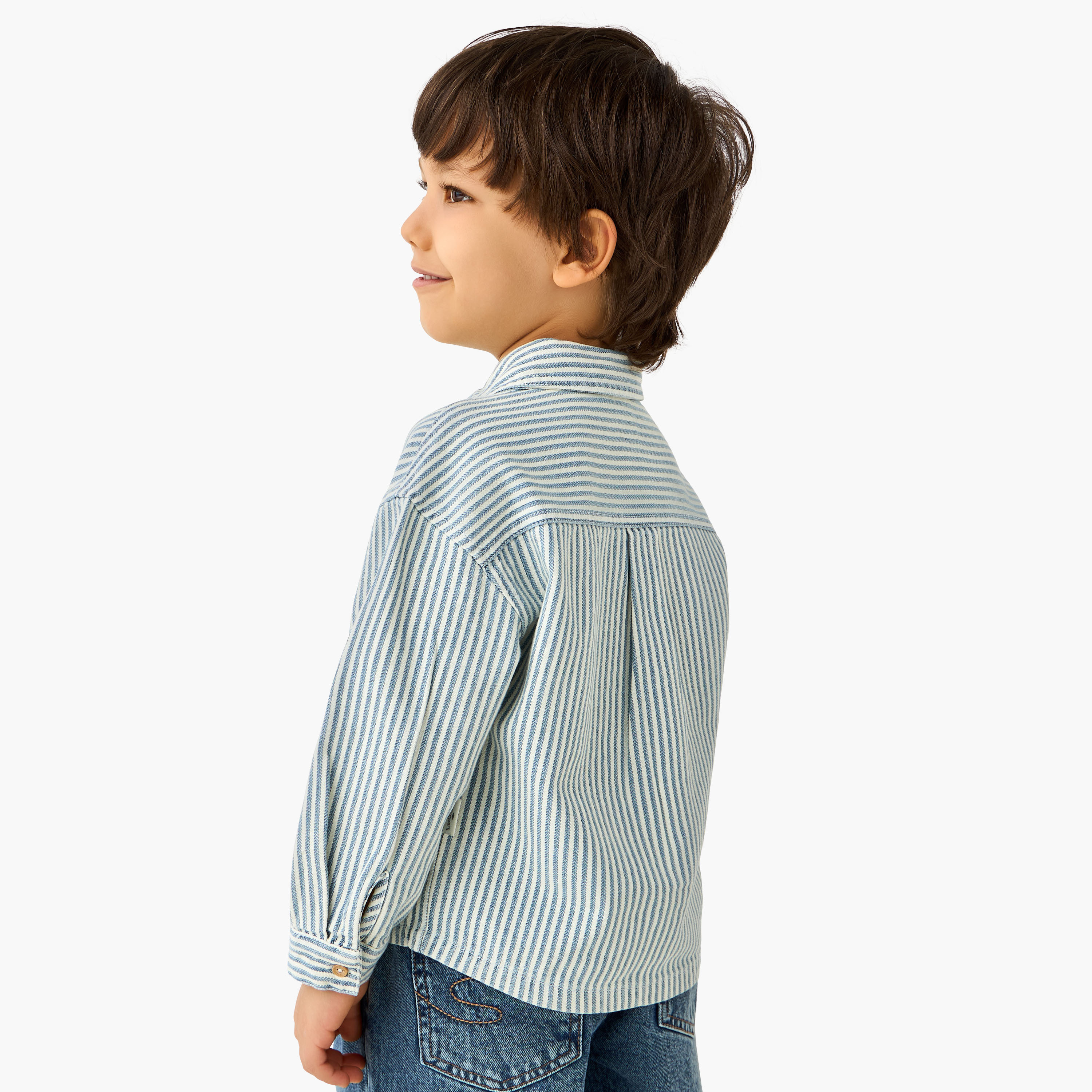 قميص بأكمام طويلة ومخطط من لي كوبر-boys-clothing-shirts-image-3