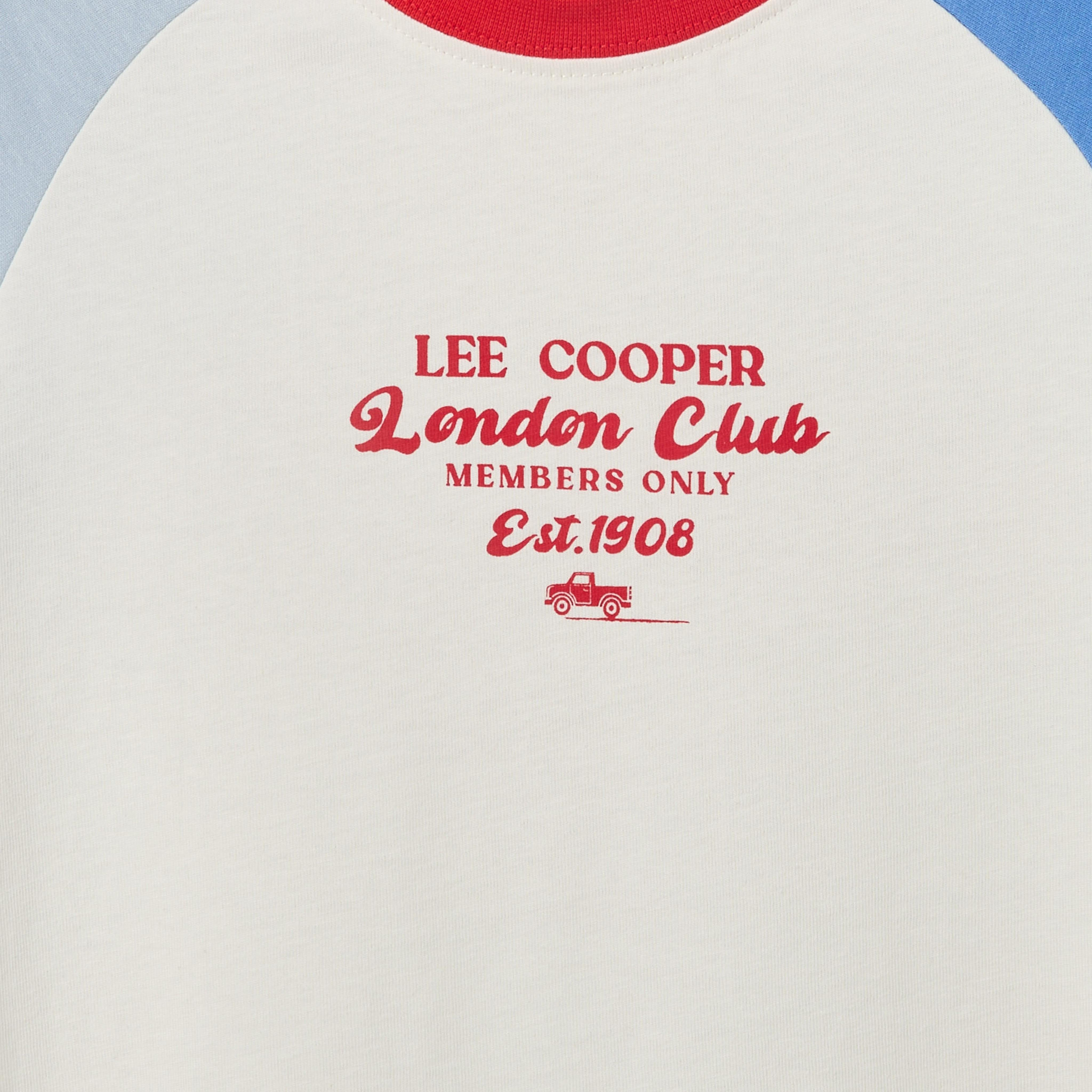Lee Cooper Crew Neck Short Sleeves T-shirt and Shorts Set with Logo Print-baby-boys-clothing-setsandcoords-image-5