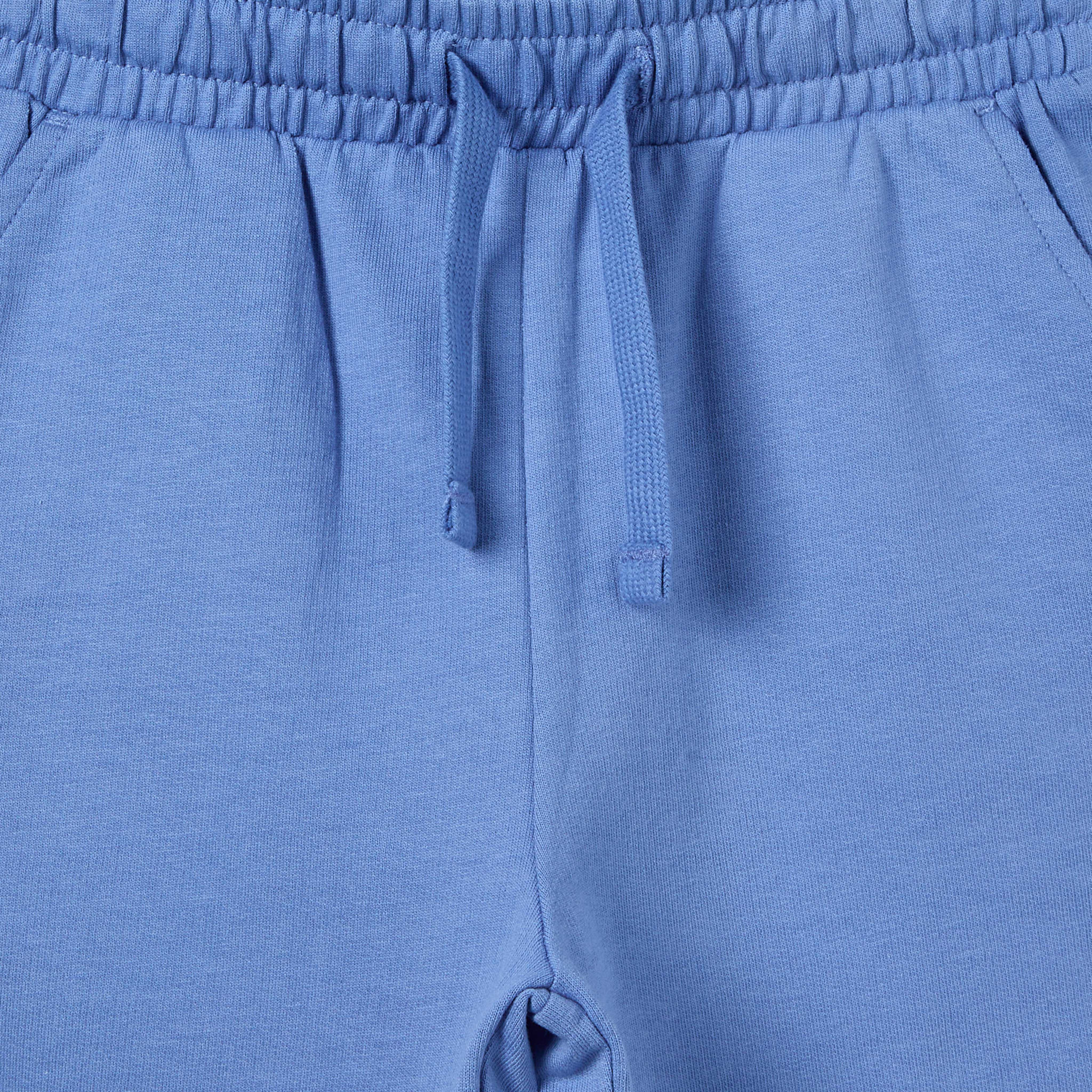 Lee Cooper Crew Neck Short Sleeves T-shirt and Shorts Set with Logo Print-baby-boys-clothing-setsandcoords-image-6