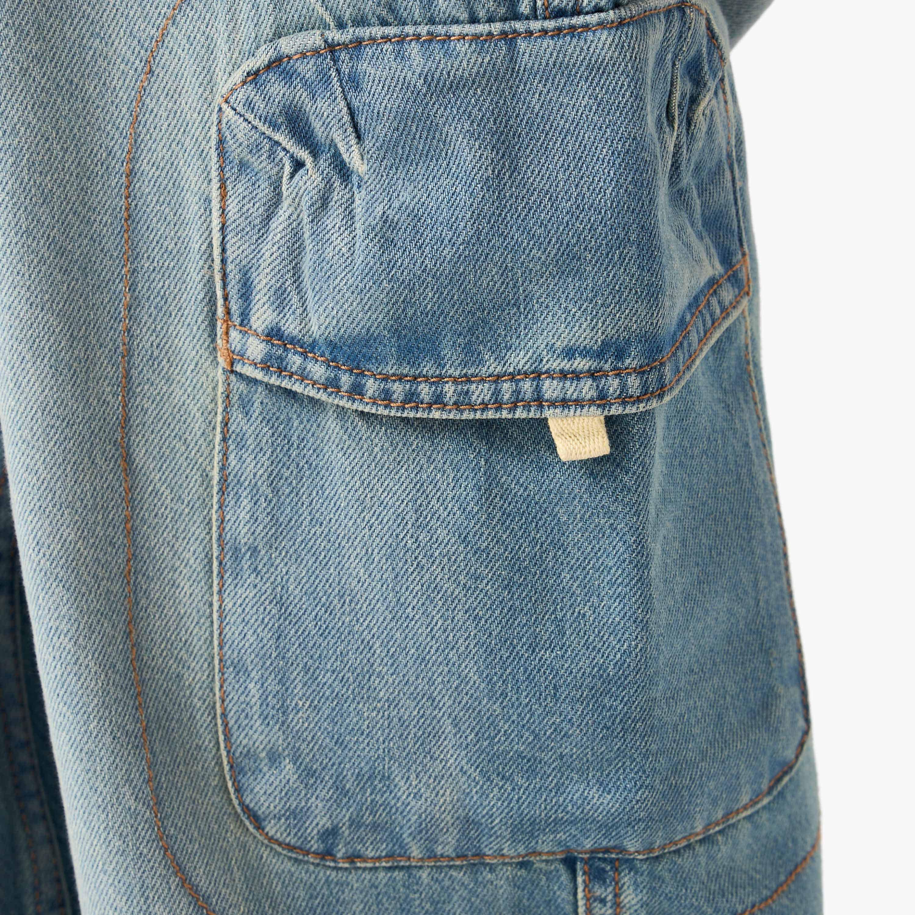 Lee Cooper Mid-Rise Relaxed Fit Cargo Jeans-baby-boys-clothing-bottoms-jeans-image-5