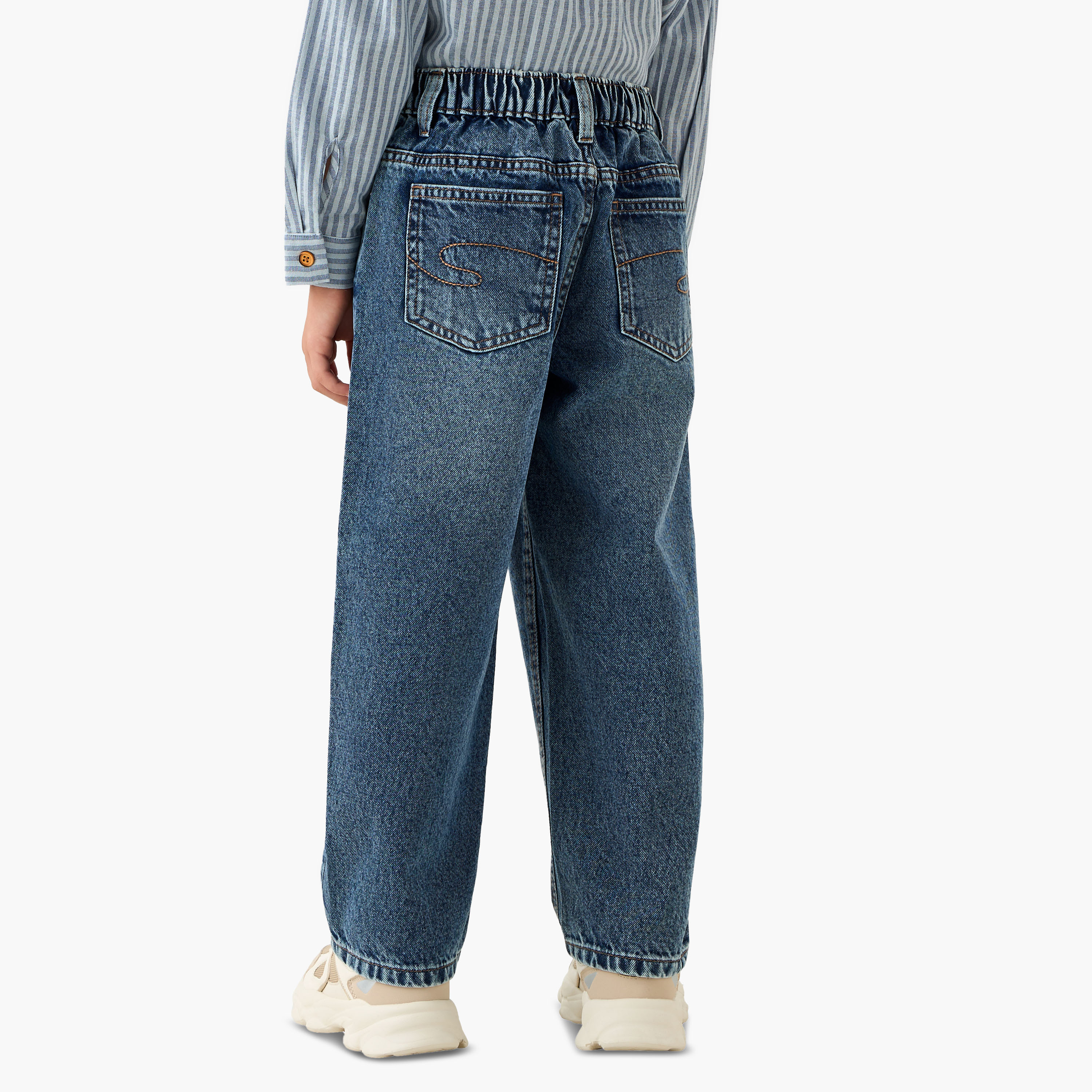 Lee Cooper Jeans with Elasticated Waist-baby-boys-clothing-bottoms-jeans-image-3