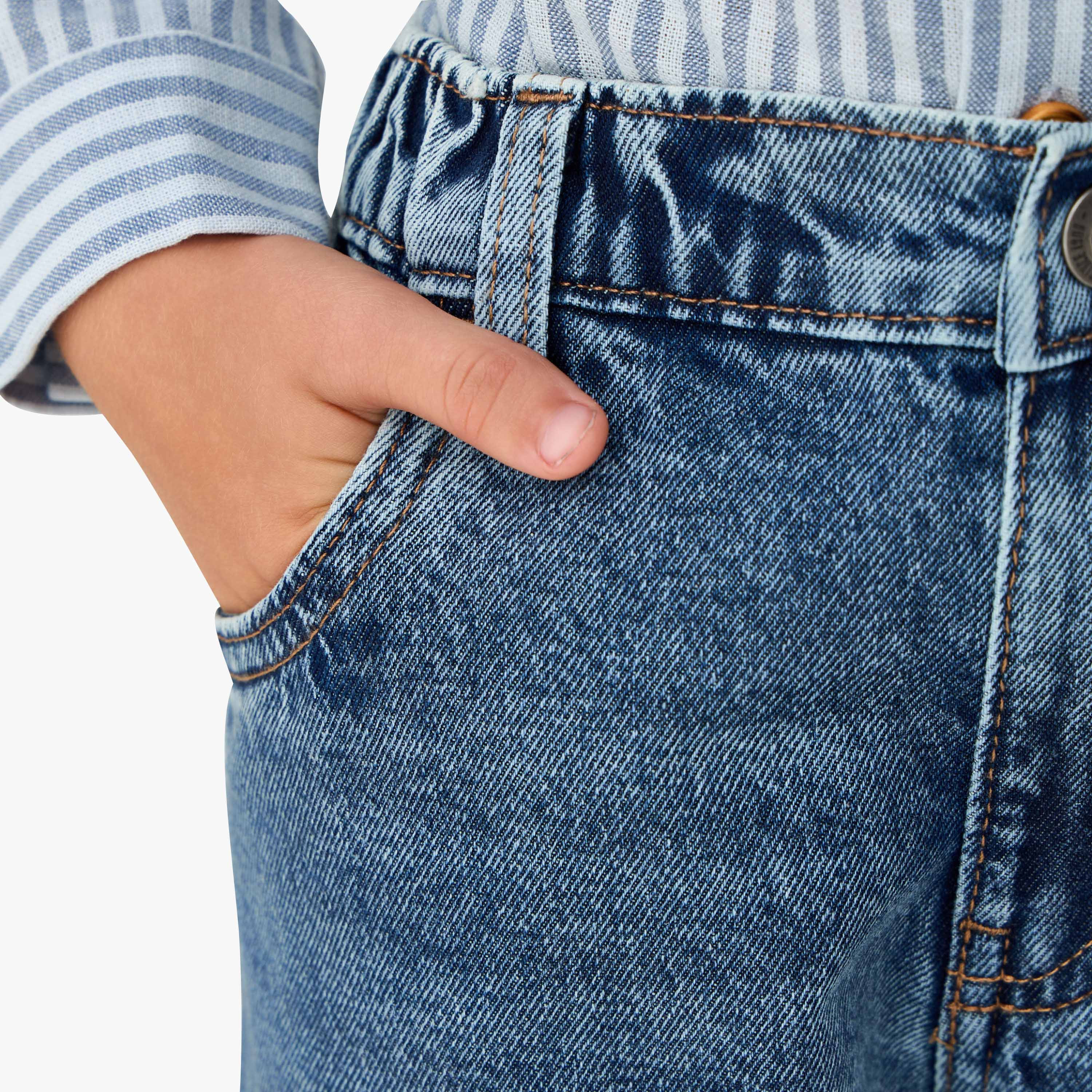 Lee Cooper Jeans with Elasticated Waist-baby-boys-clothing-bottoms-jeans-image-5