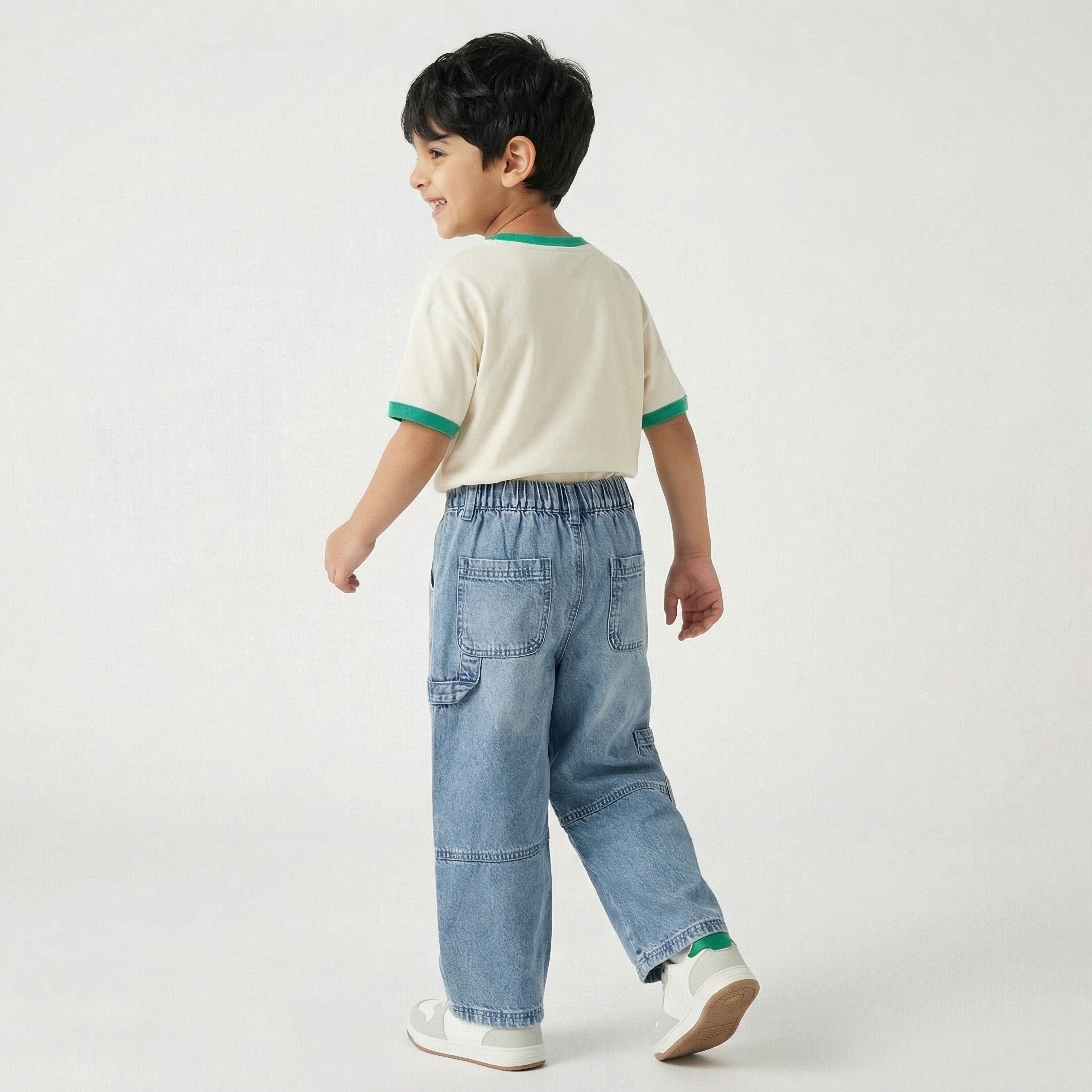 بنطلون جينز بجيوب كارجو وخصر مطاطي من لي كوبر-baby-boys-clothing-bottoms-jeans-image-3
