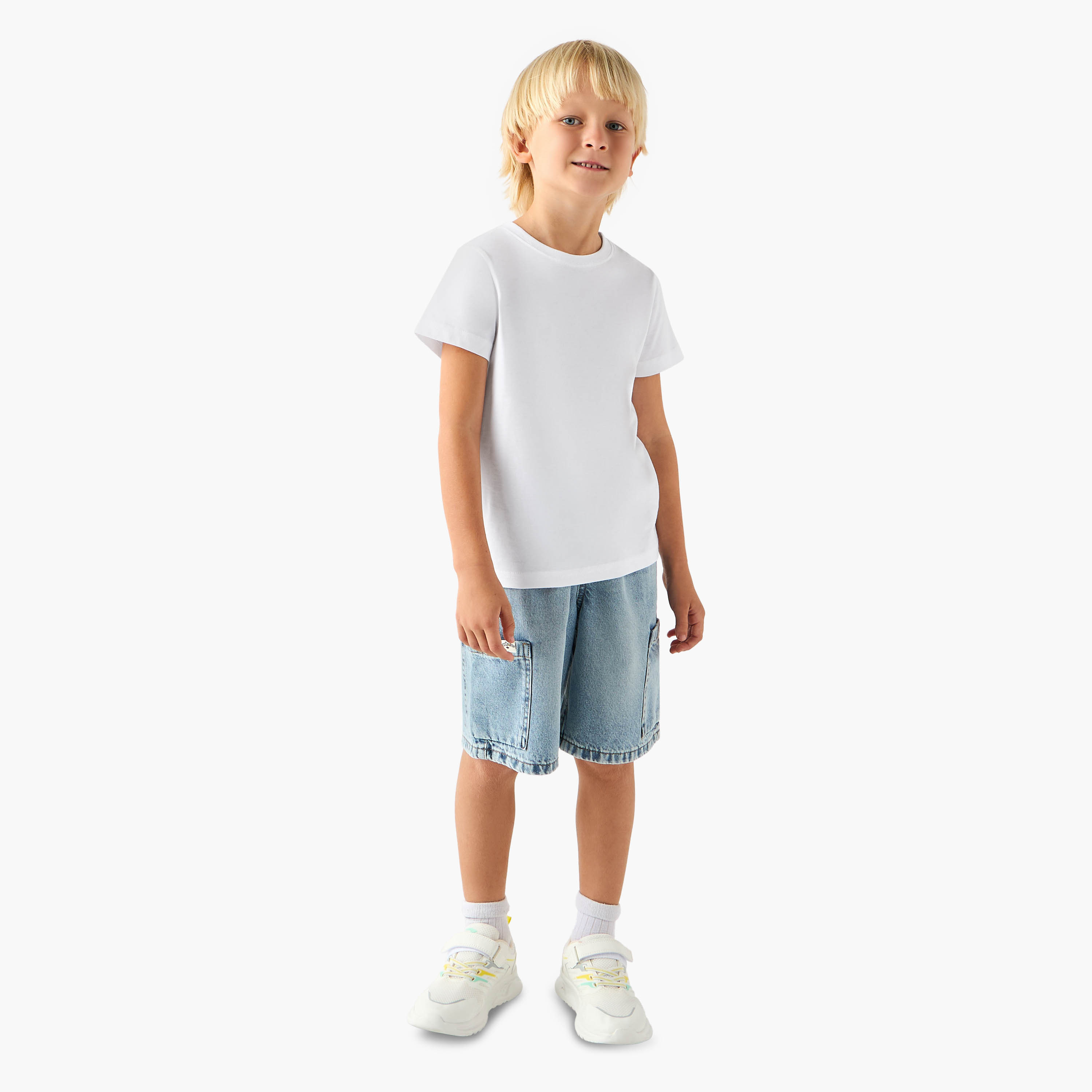 شورت برباط خصر وجيوب كارغو من لي كوبر-boys-clothing-bottoms-shorts-image-4