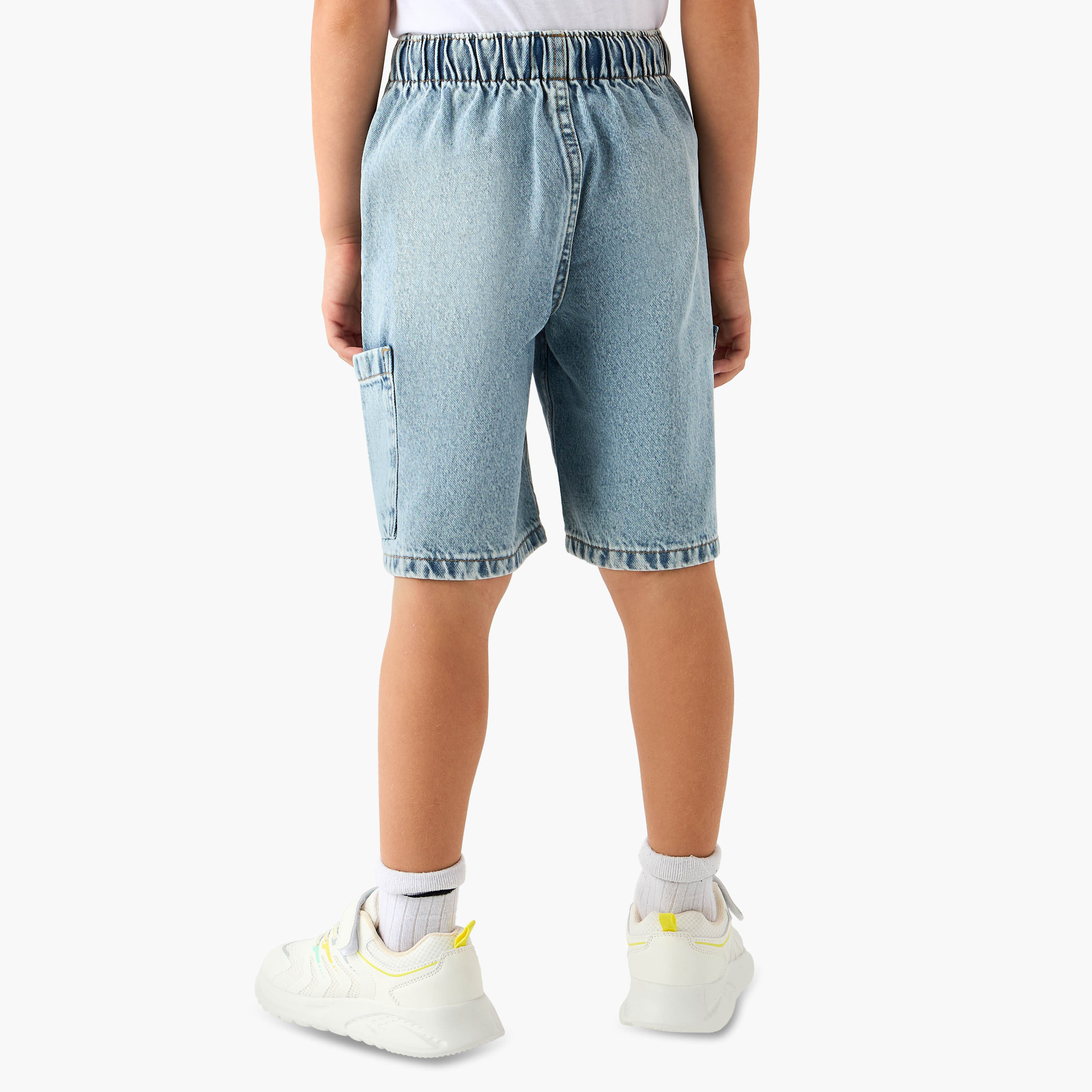 شورت برباط خصر وجيوب كارغو من لي كوبر-boys-clothing-bottoms-shorts-image-3