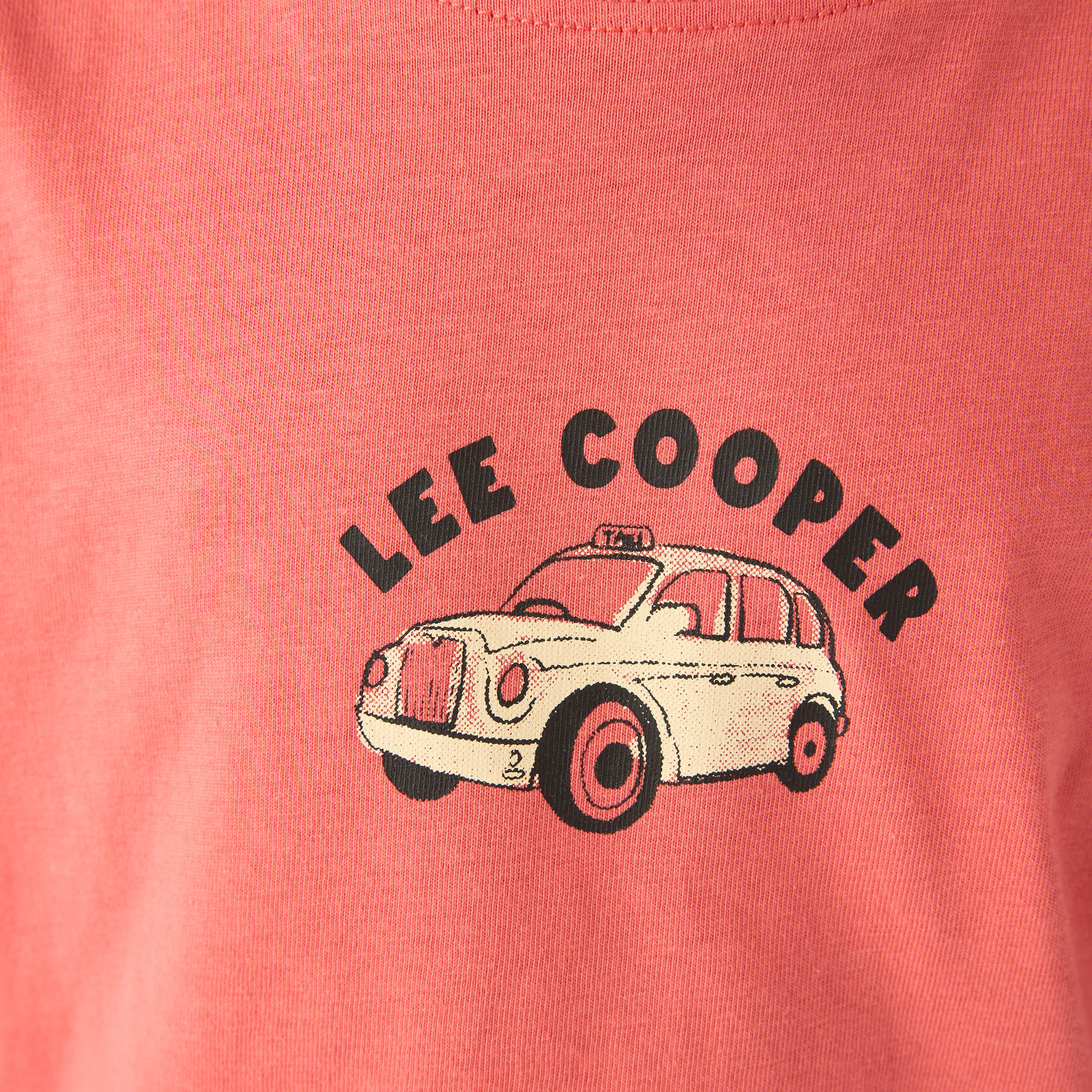 Lee Cooper Crew Neck Short Sleeves T-shirt and Shorts Set with Graphic Print-boys-clothing-setsandcoords-image-6