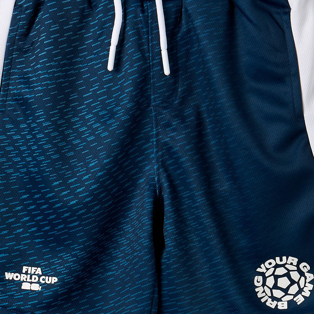 FIFA V-Neck Short Sleeves T-shirt and Shorts Set with France Print-boys-clothing-sportswear-sets-image-6