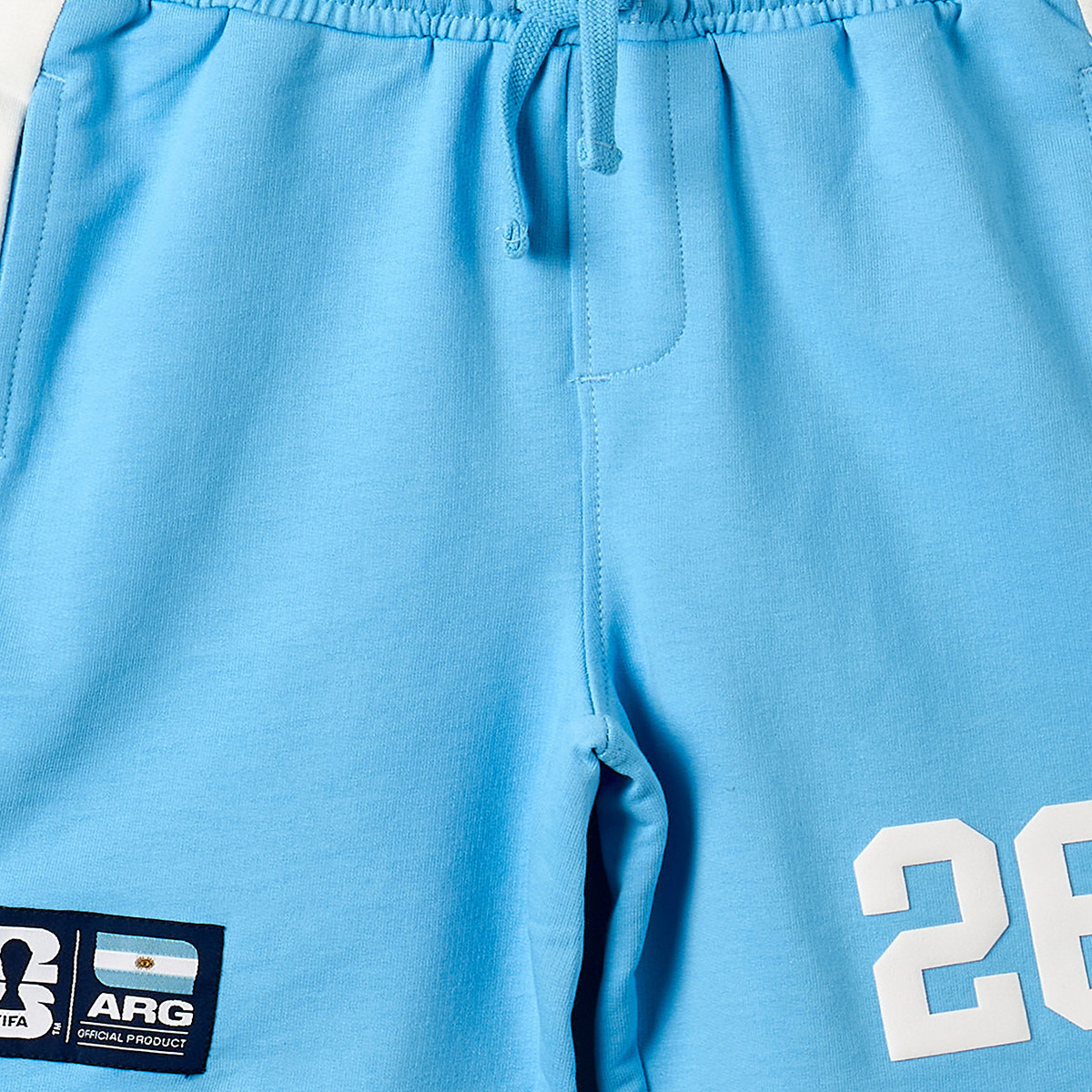FIFA Crew Neck Short Sleeves T-shirt and Shorts Set with Argentina Print-boys-clothing-sportswear-sets-image-6