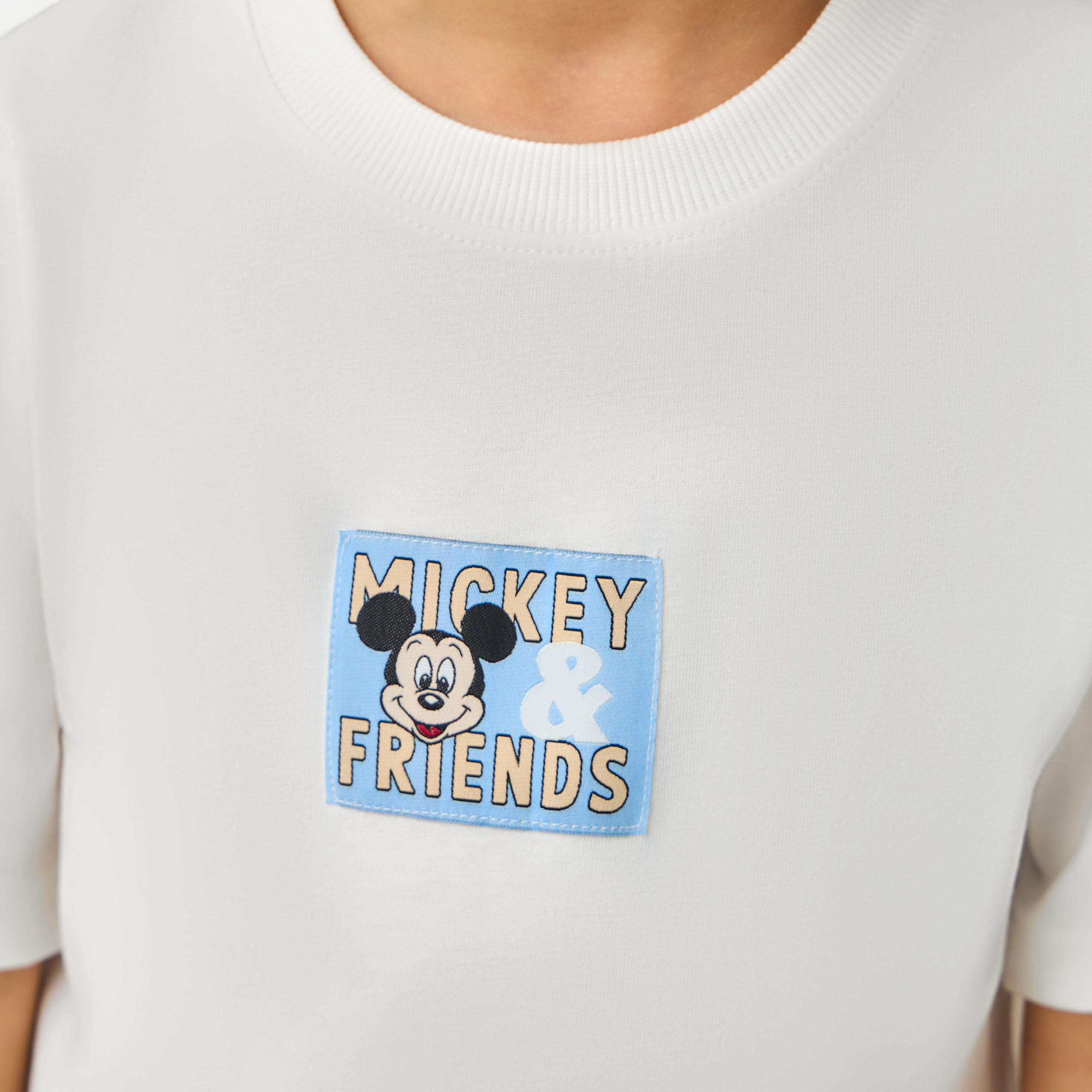 Disney Crew Neck Short Sleeves T-shirt with Mickey Mouse and Friends Print-boys-clothing-tshirtsandpolos-image-5