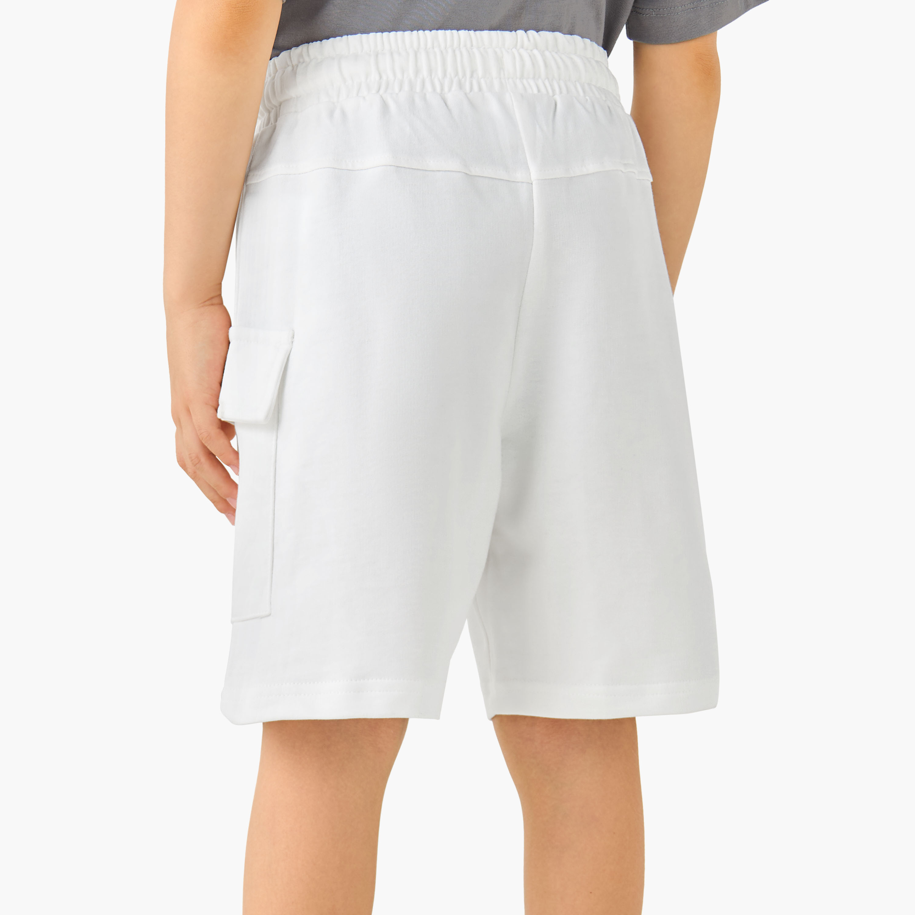 Disney Drawstring Waist Shorts with Mickey Mouse and Donald Duck Print-boys-clothing-bottoms-shorts-image-3