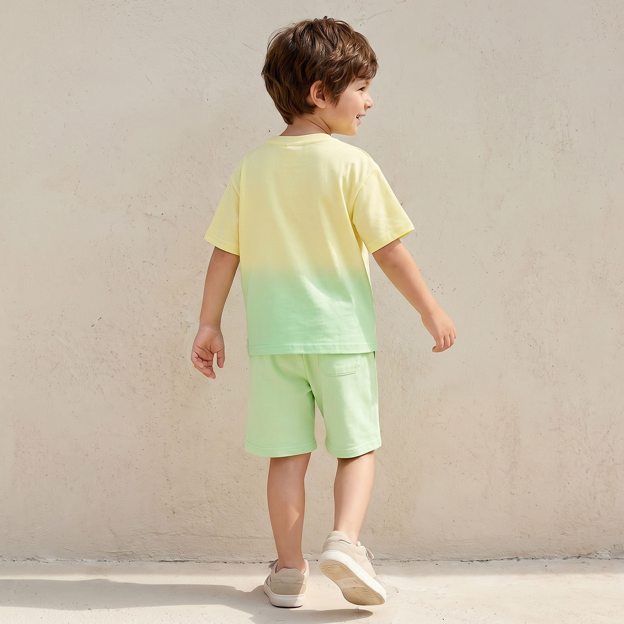 طقم شورت وتيشيرت بياقة ضيقة وأكمام قصيرة وطبعات ستيتش من ديزني-boys-clothing-setsandcoords-image-3