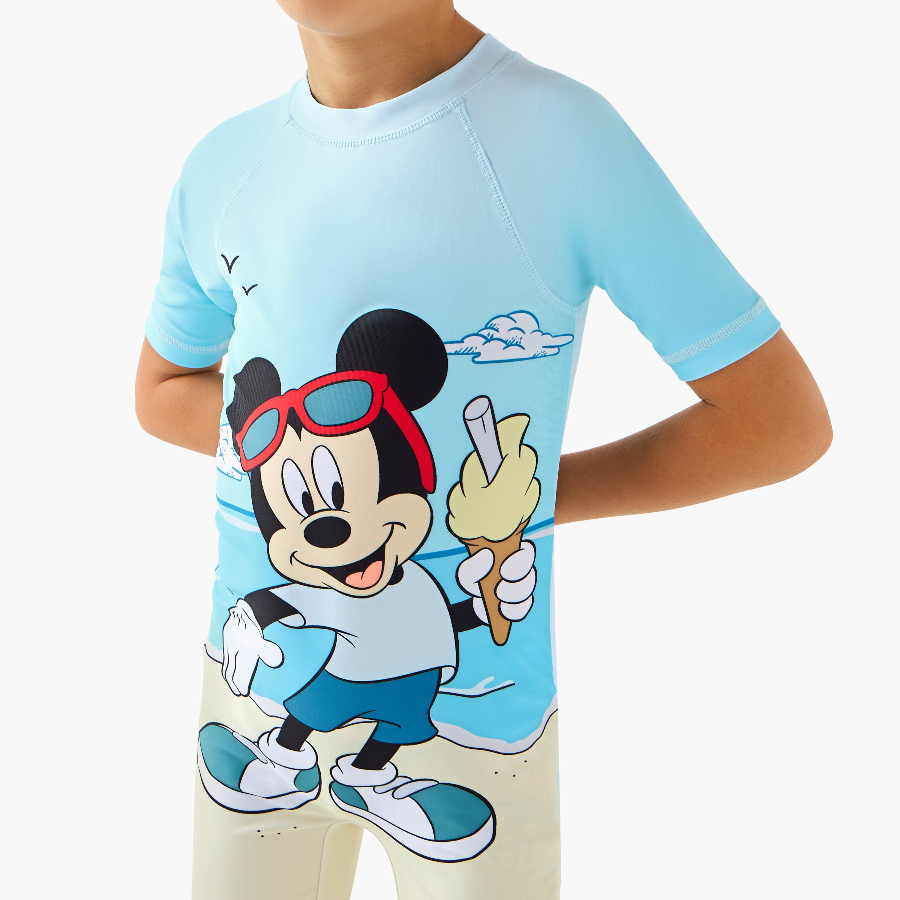 Disney Boys Mickey Mouse Print Swimsuit-boys-clothing-swimwear-image-4