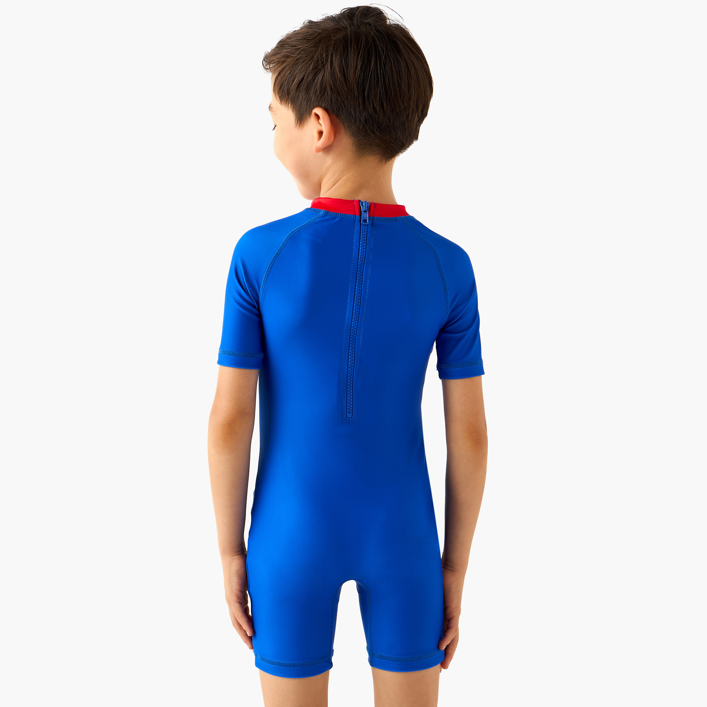 بدلة سباحة بطبعات سبايدر مان للأولاد-baby-boys-clothing-swimwear-image-3