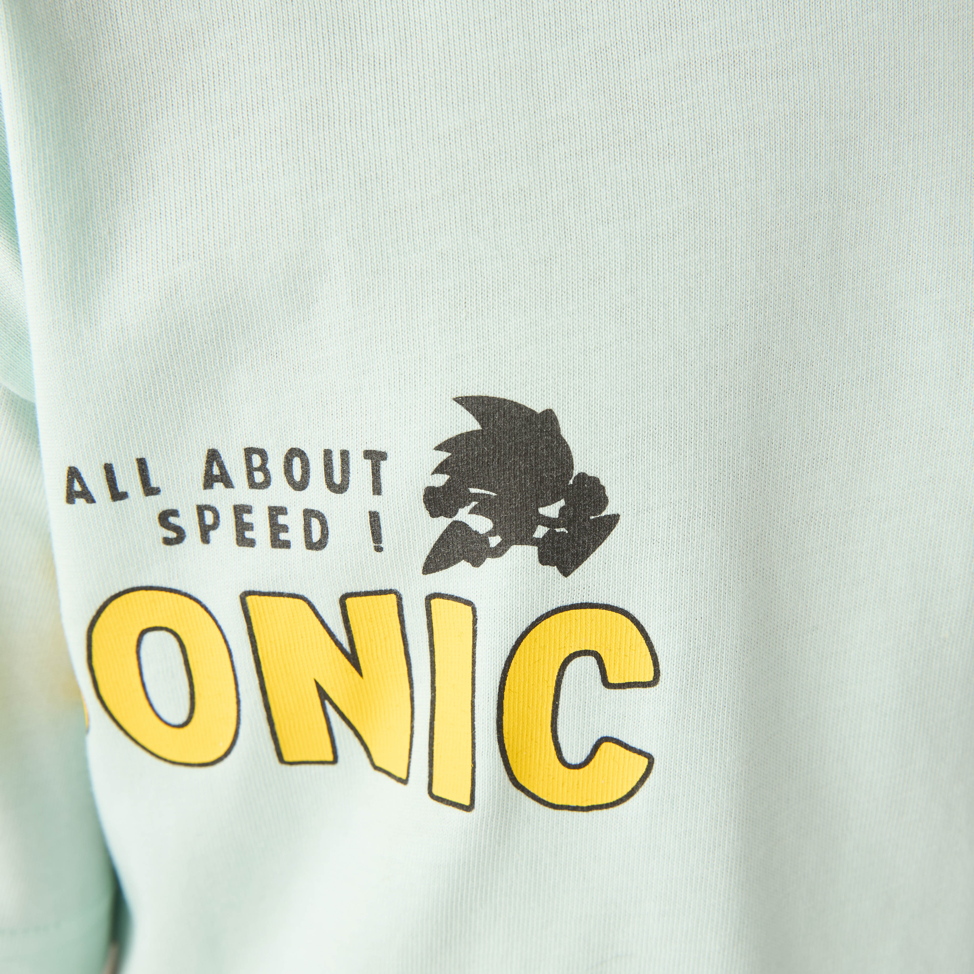 Crew Neck Short Sleeves T-shirt with Sonic the Hedgehog Print-boys-clothing-tshirtsandpolos-image-5