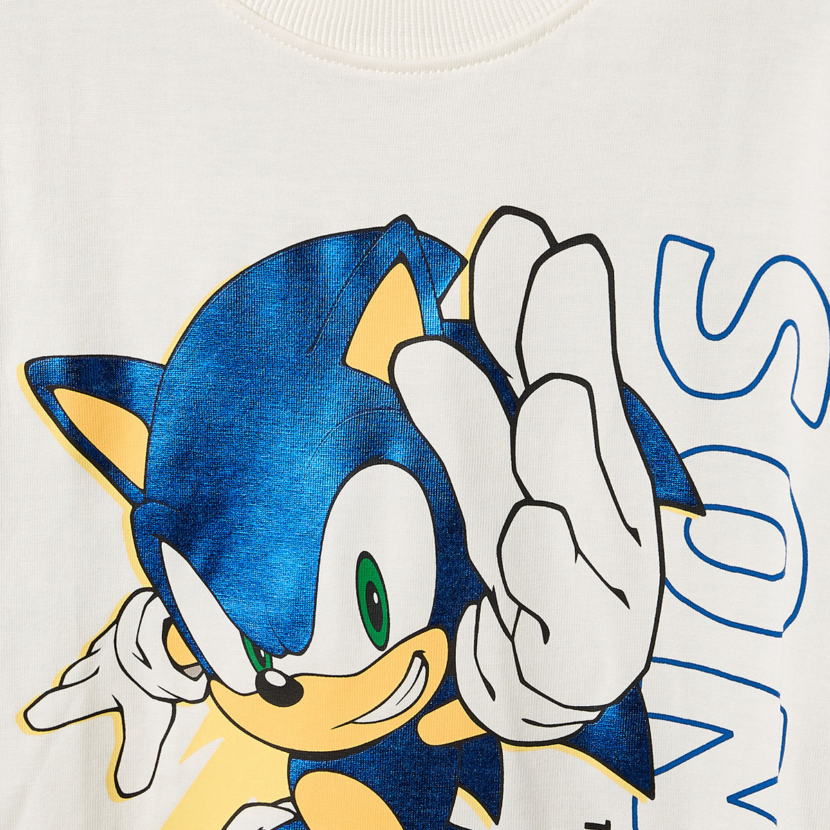 Crew Neck Short Sleeves T-shirt with Sonic the Hedgehog Print-boys-clothing-tshirtsandpolos-image-4