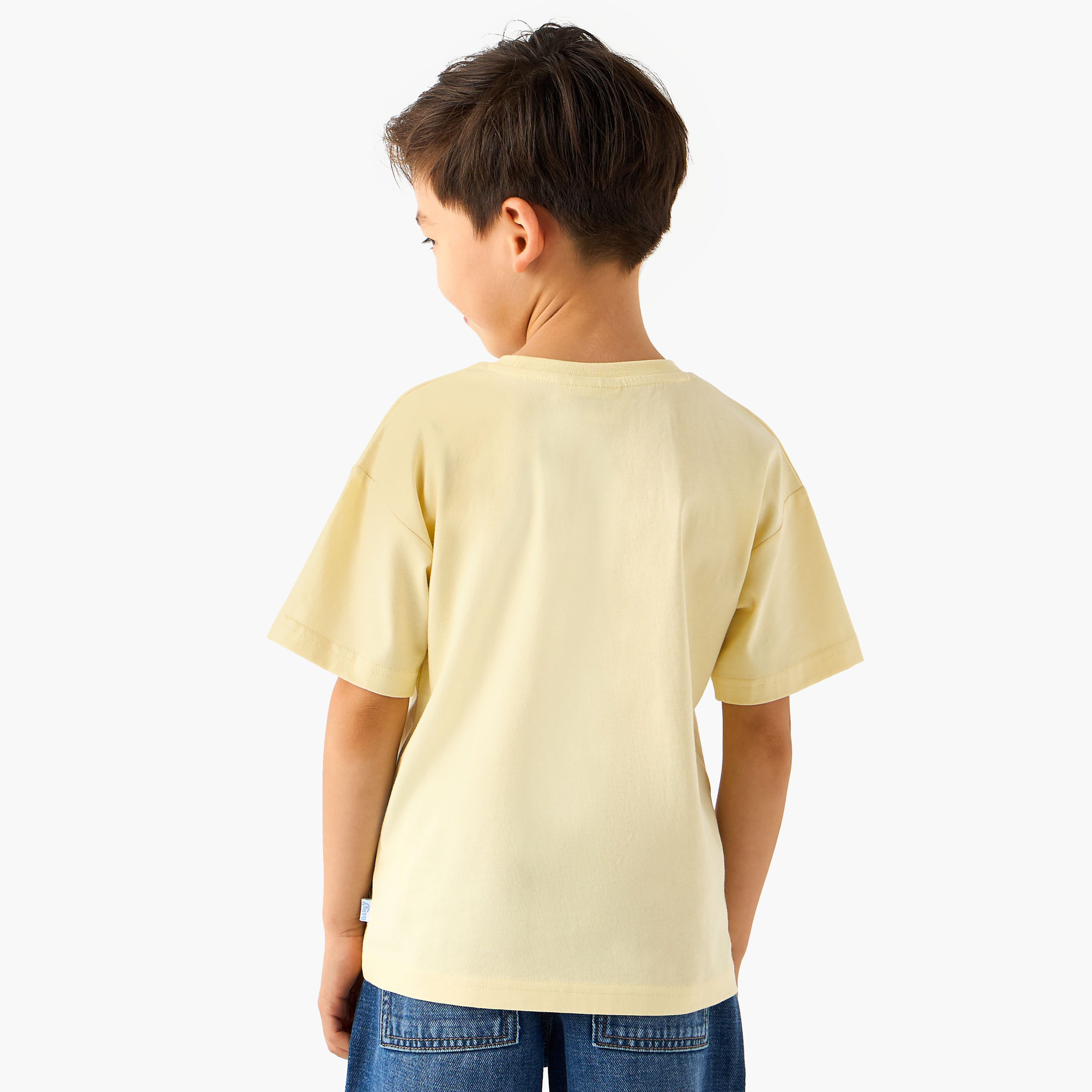 Bluey Crew Neck Short Sleeves T-shirt with Graphic Print-boys-clothing-tshirtsandpolos-image-3