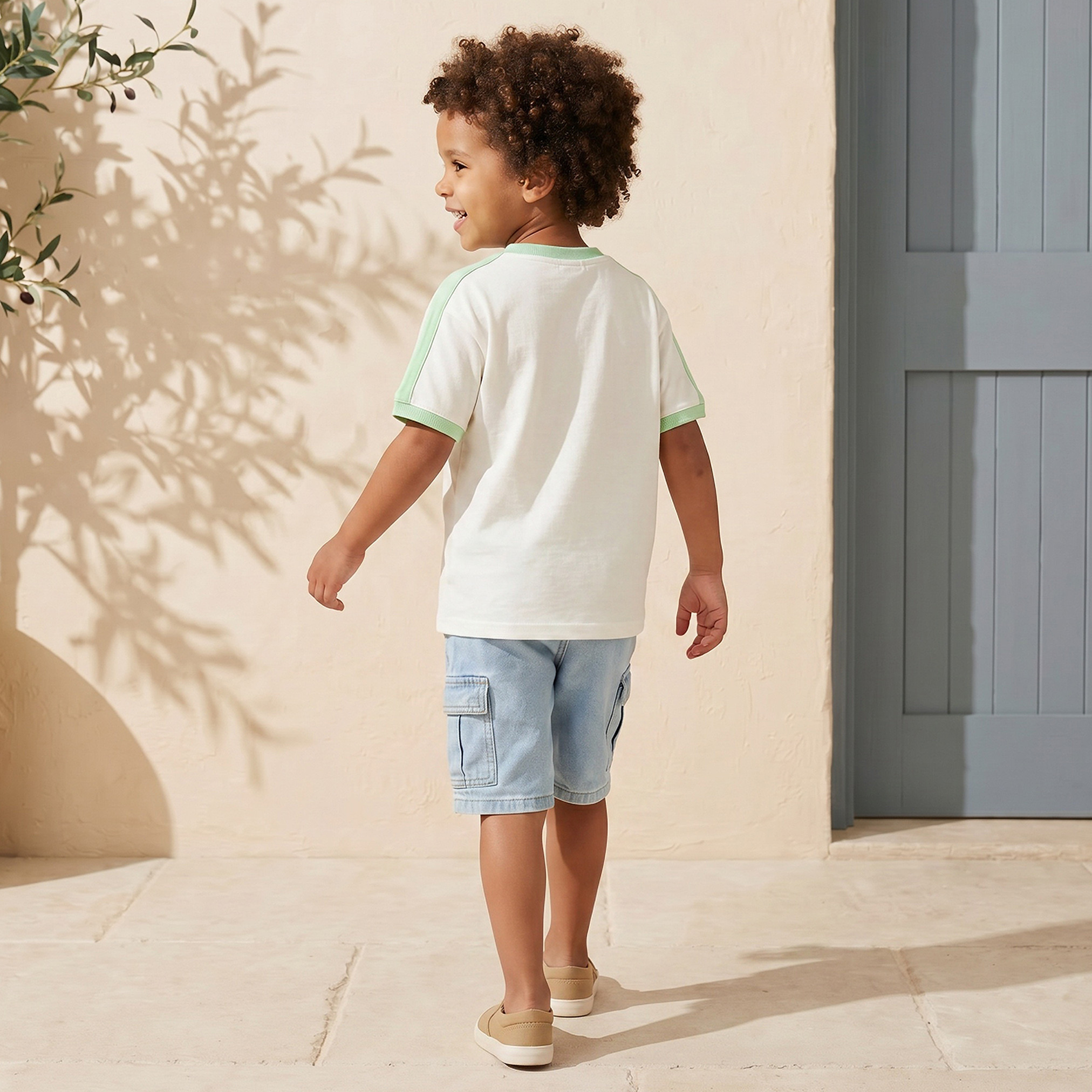 Bluey Crew Neck Short Sleeve T-shirt with Bluey Print-boys-clothing-tshirtsandpolos-image-3