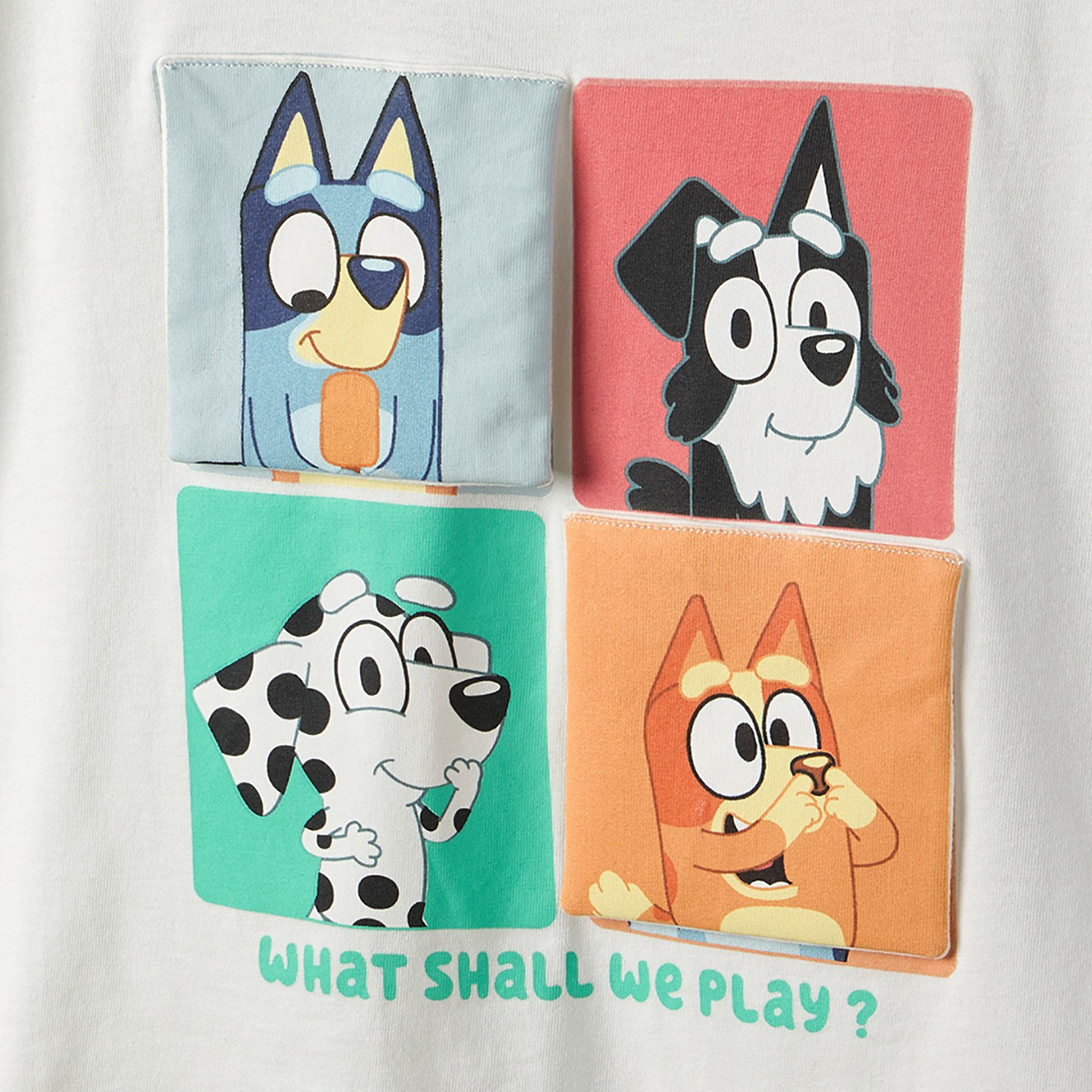 Bluey Crew Neck Short Sleeve T-shirt with Bluey Print-boys-clothing-tshirtsandpolos-image-4