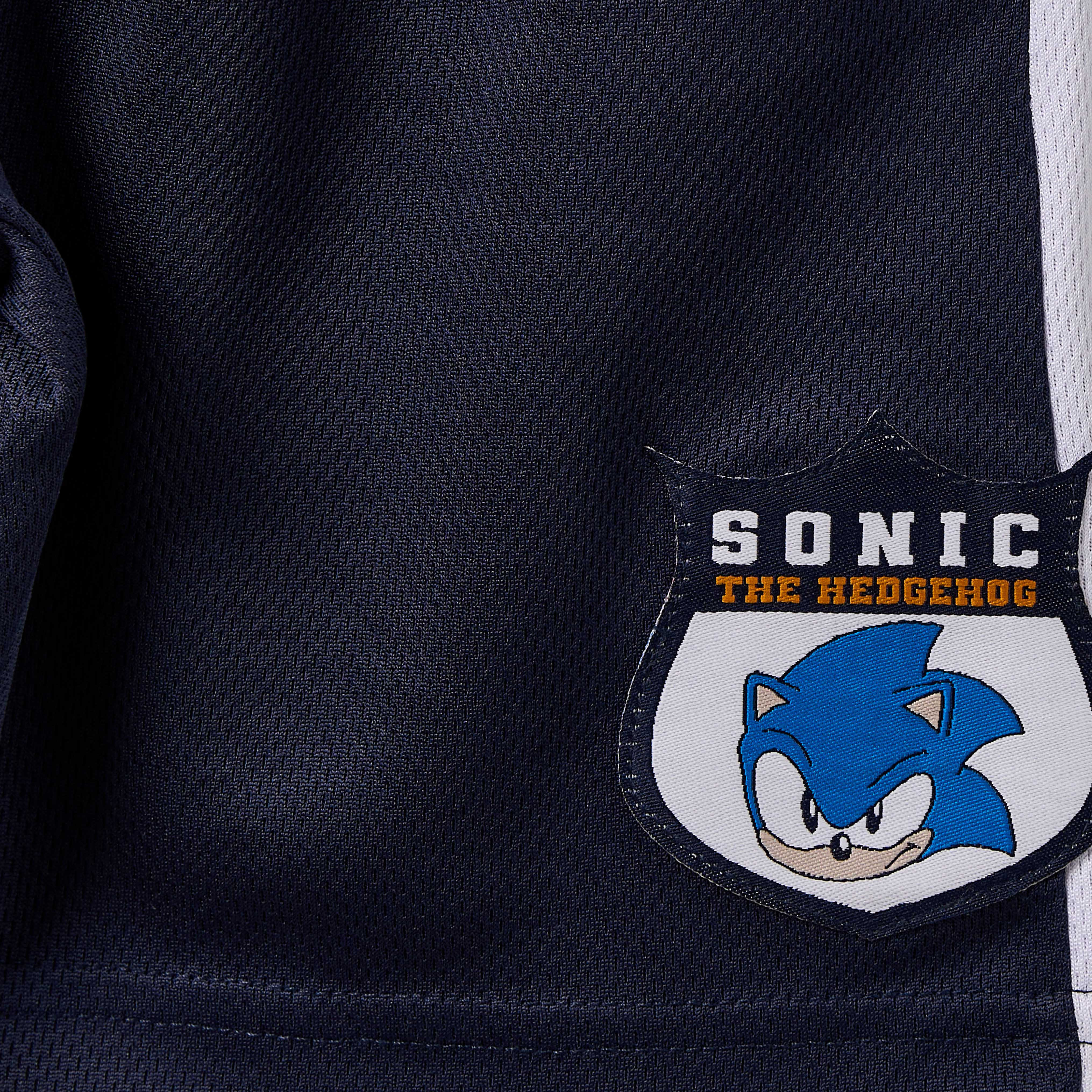 Crew Neck Short Sleeves T-shirt and Shorts Set with Sonic the Hedgehog Print-boys-clothing-setsandcoords-image-7