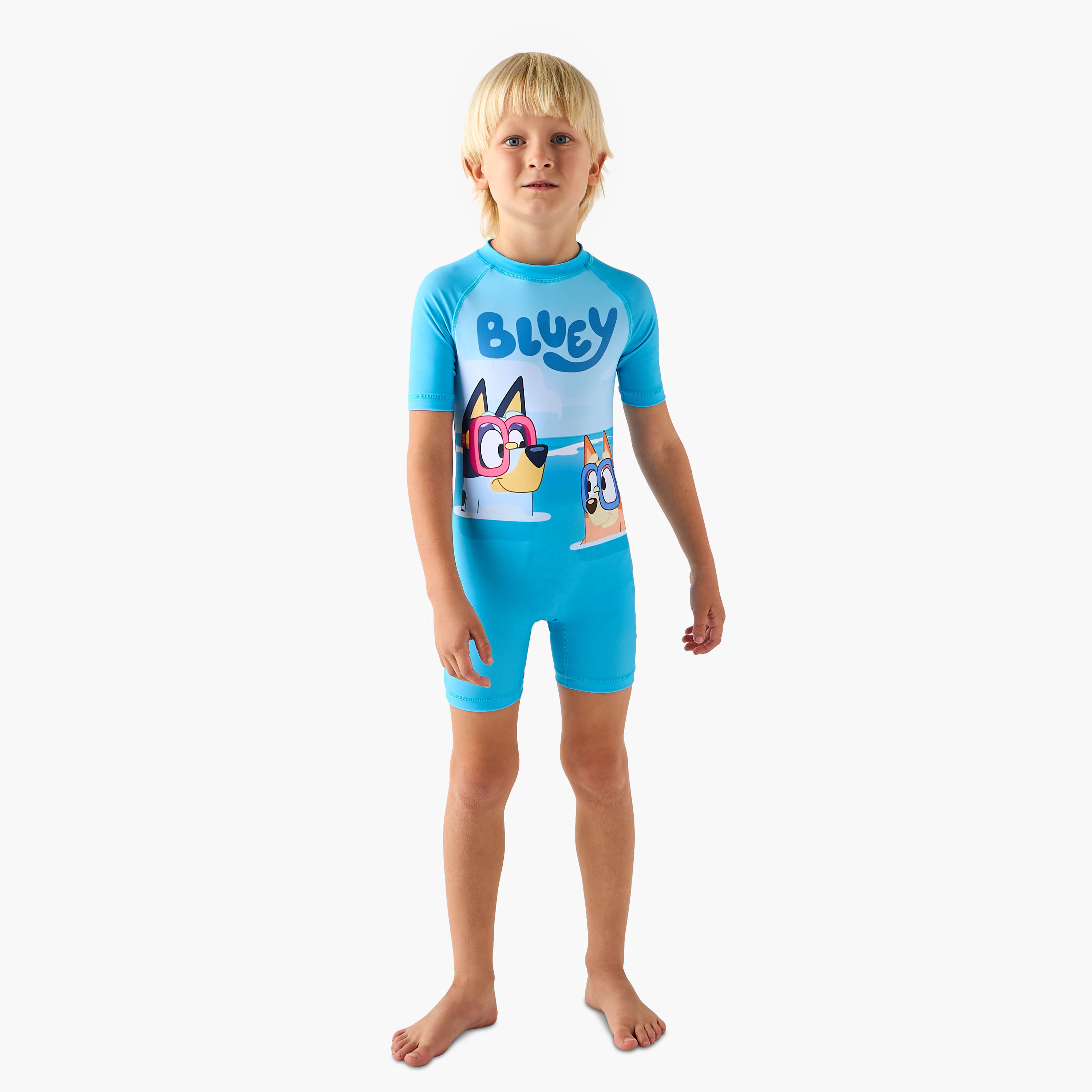 Bluey Boys Raglan Sleeve Swimsuit-boys-clothing-swimwear-image-2