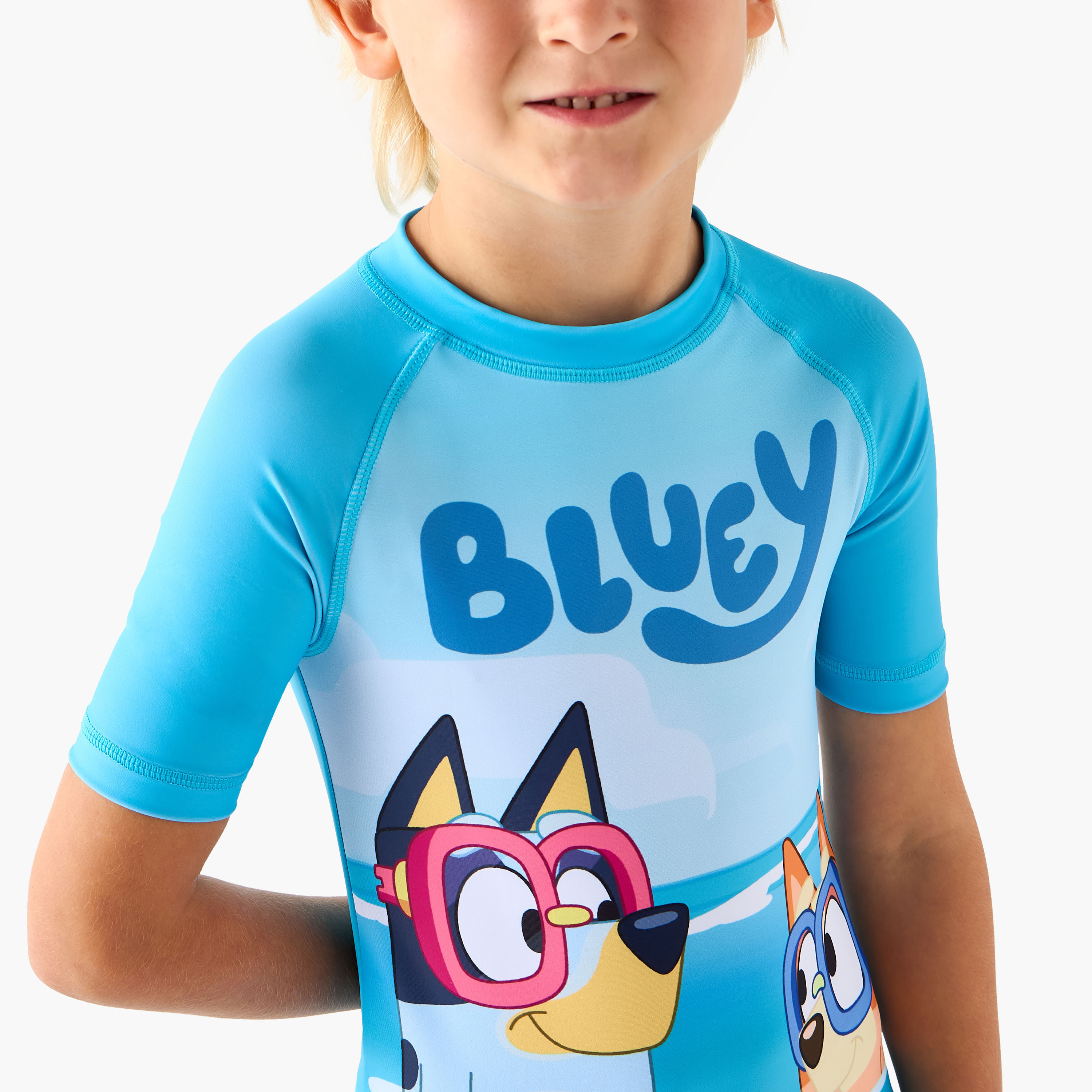 Bluey Boys Raglan Sleeve Swimsuit-boys-clothing-swimwear-image-4
