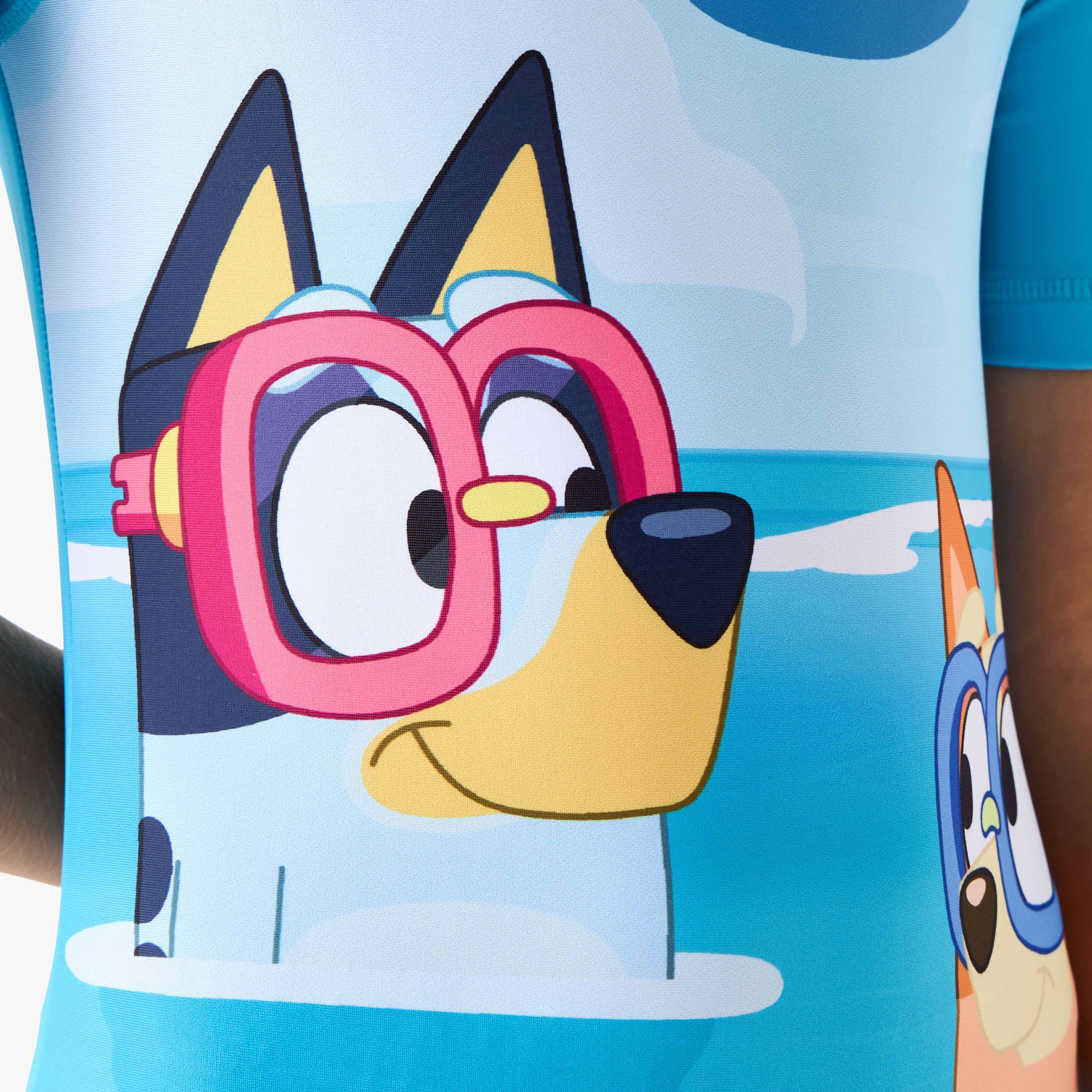 Bluey Boys Raglan Sleeve Swimsuit-boys-clothing-swimwear-image-5