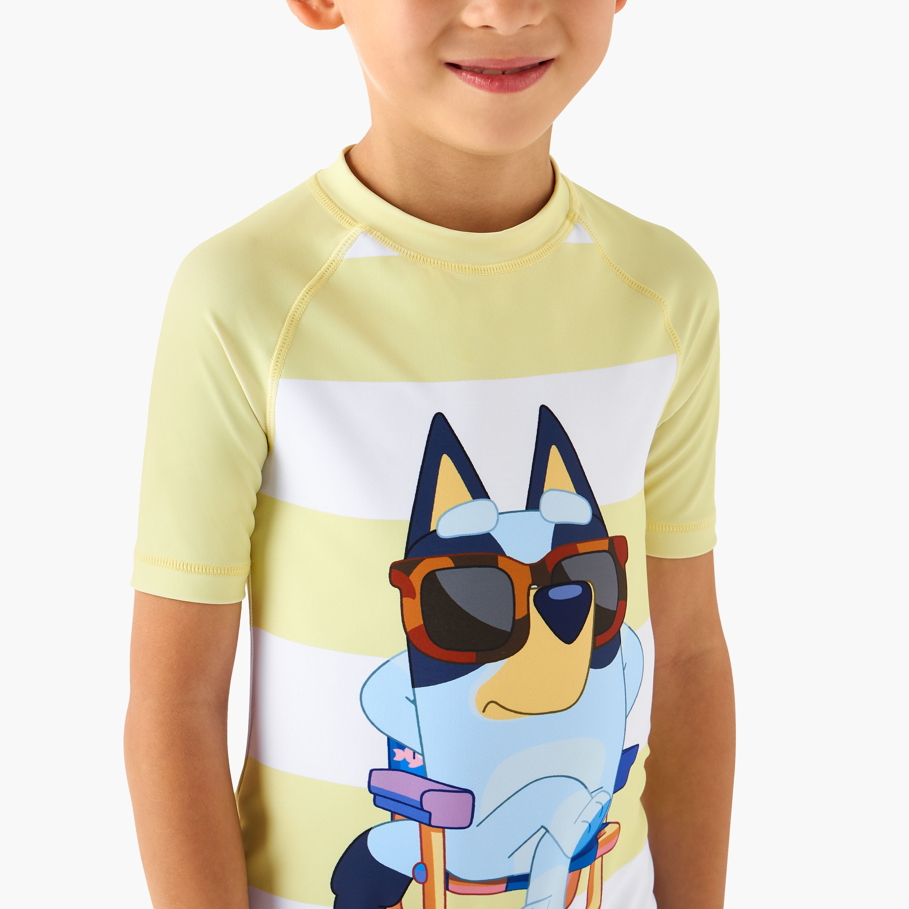 Bluey Boys Raglan Sleeve Swimsuit-boys-clothing-swimwear-image-4