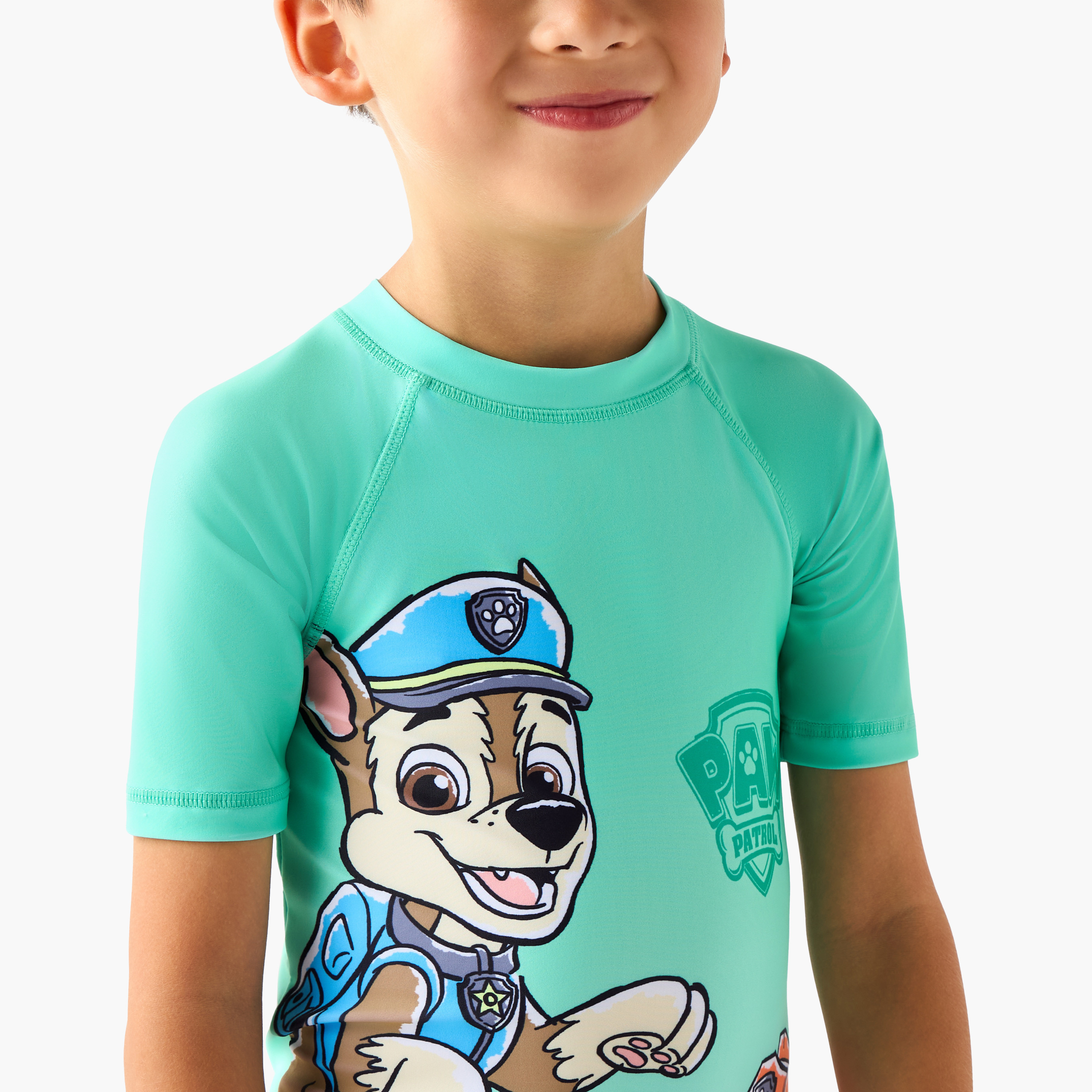 Boys Paw Patrol Print Swimsuit-boys-clothing-swimwear-image-4