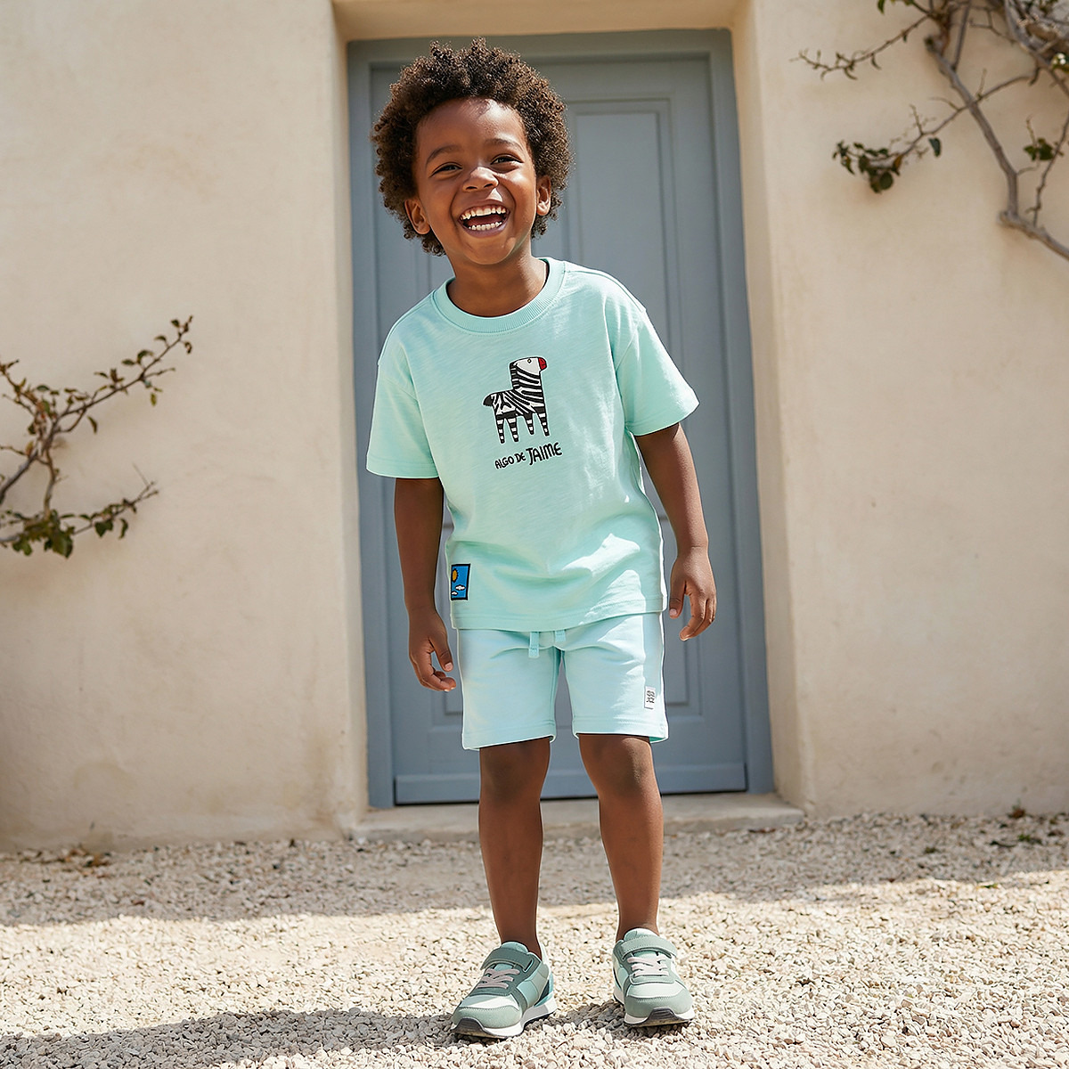تيشيرت بياقة ضيقة وأكمام قصيرة وطبعات جرافيك من سمينال-boys-clothing-tshirtsandpolos-image-2