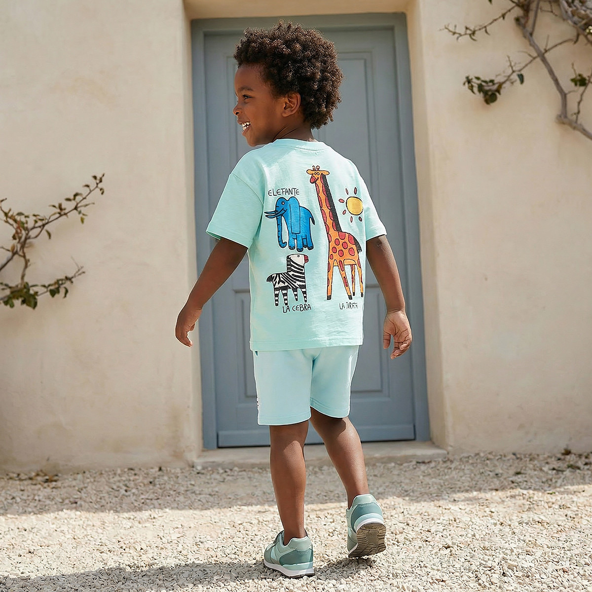 تيشيرت بياقة ضيقة وأكمام قصيرة وطبعات جرافيك من سمينال-boys-clothing-tshirtsandpolos-image-3