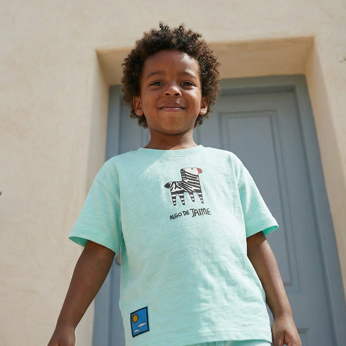 تيشيرت بياقة ضيقة وأكمام قصيرة وطبعات جرافيك من سمينال-boys-clothing-tshirtsandpolos-image-5