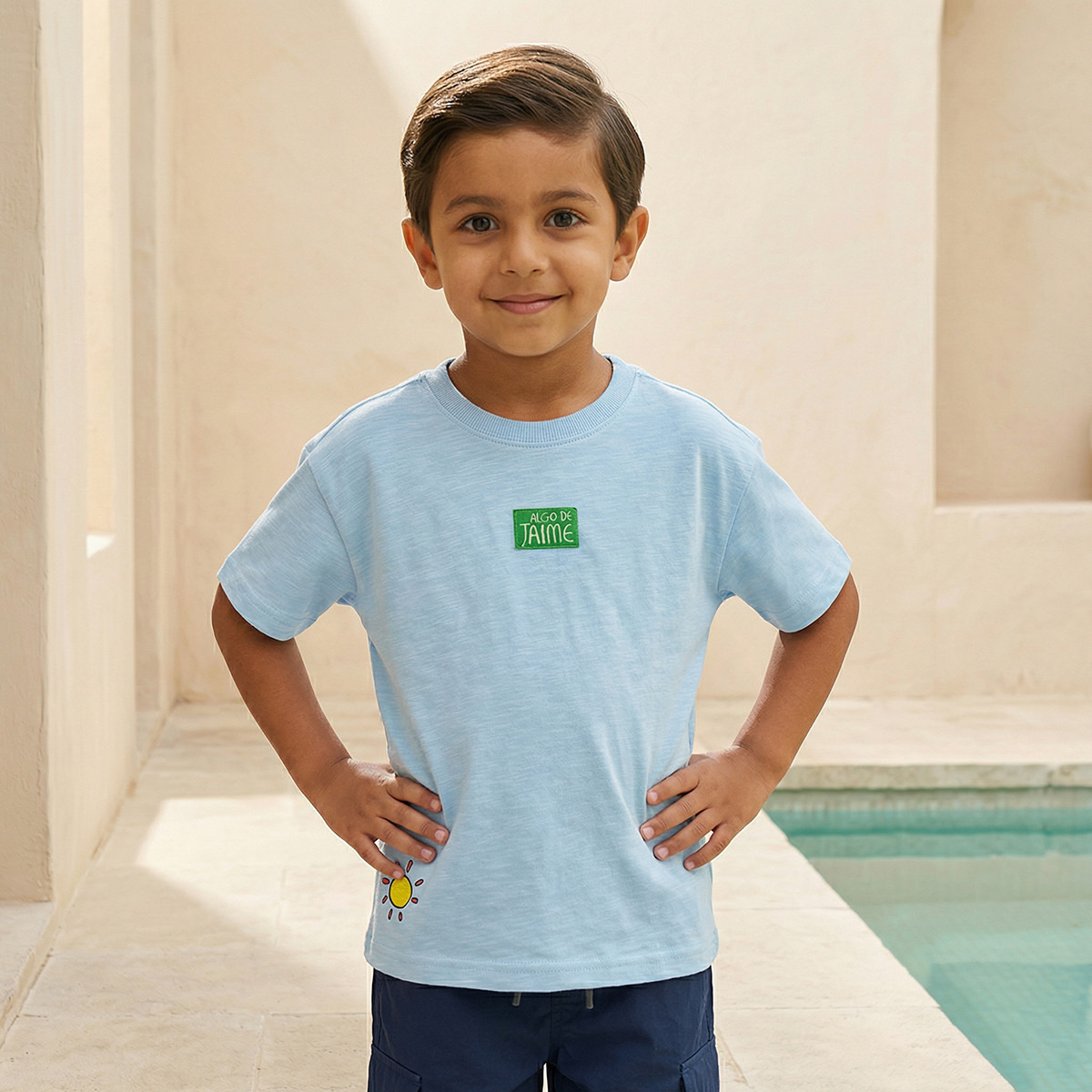 SEMINAL Crew Neck Short Sleeves T-shirt with Landscape Print-boys-clothing-tshirtsandpolos-image-1