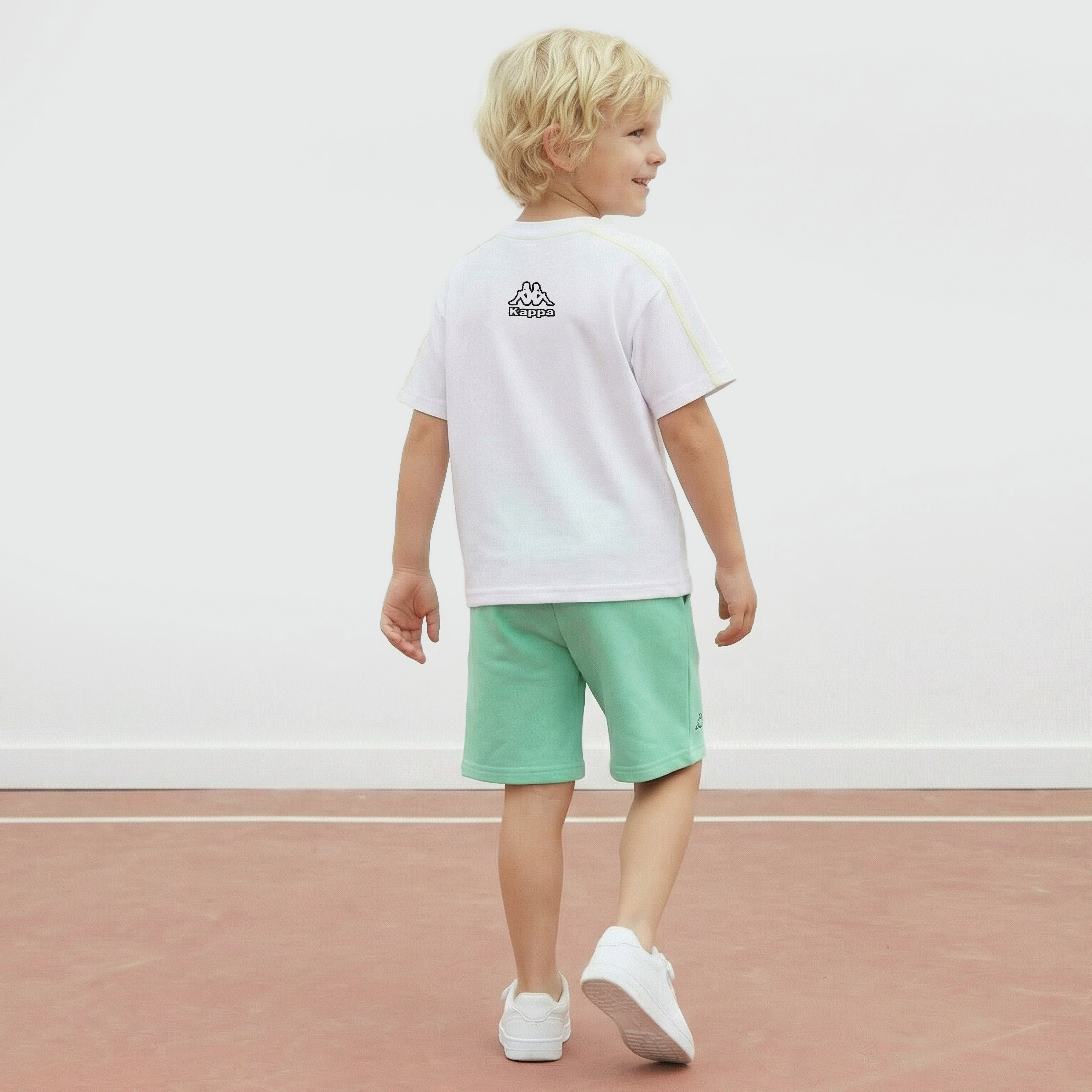 Kappa Crew Neck Short Sleeves T-shirt with Logo Graphic Print-boys-clothing-tshirtsandpolos-image-3