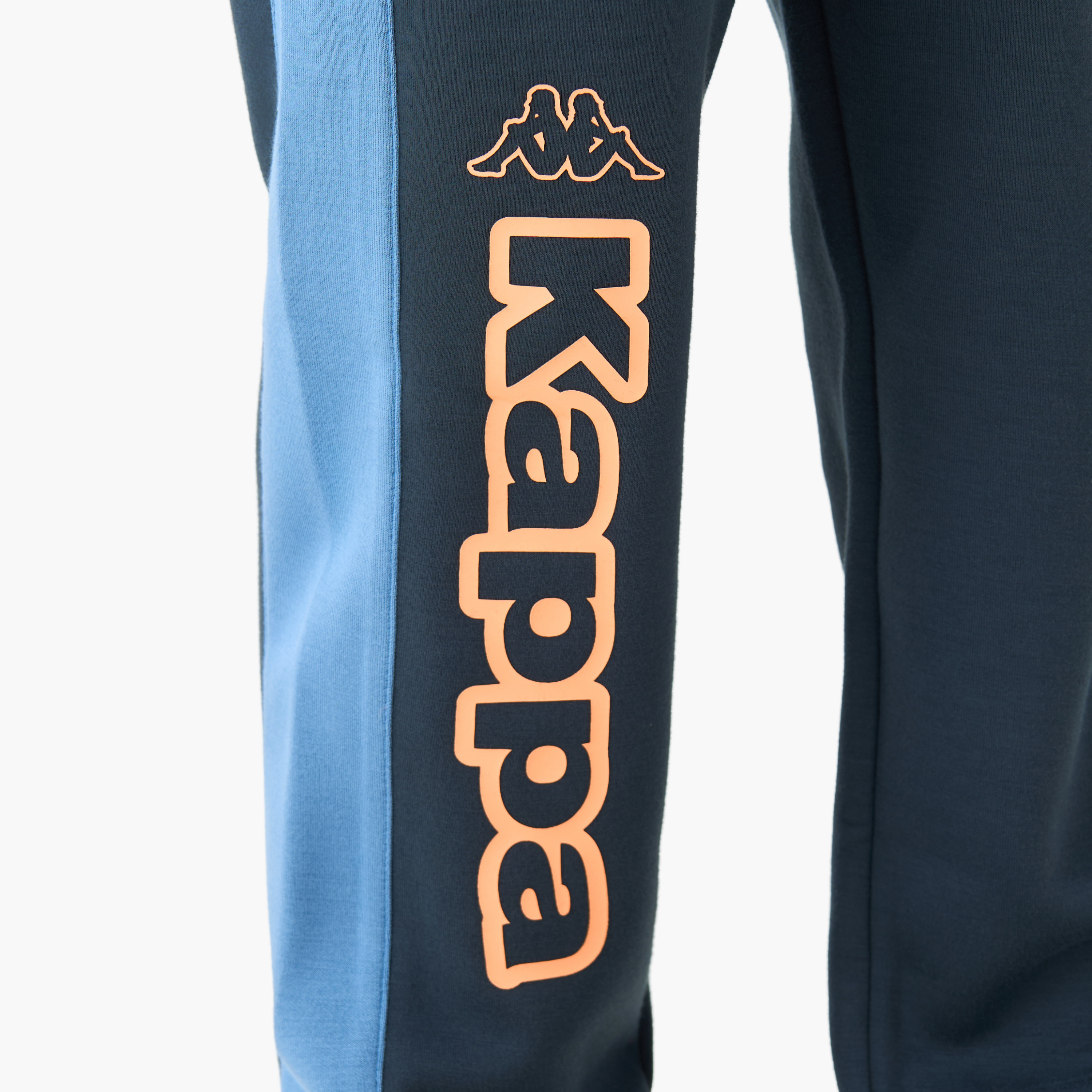Kappa Elasticated Drawstring Joggers with Logo Print-boys-clothing-bottoms-joggersandtrackpants-image-5