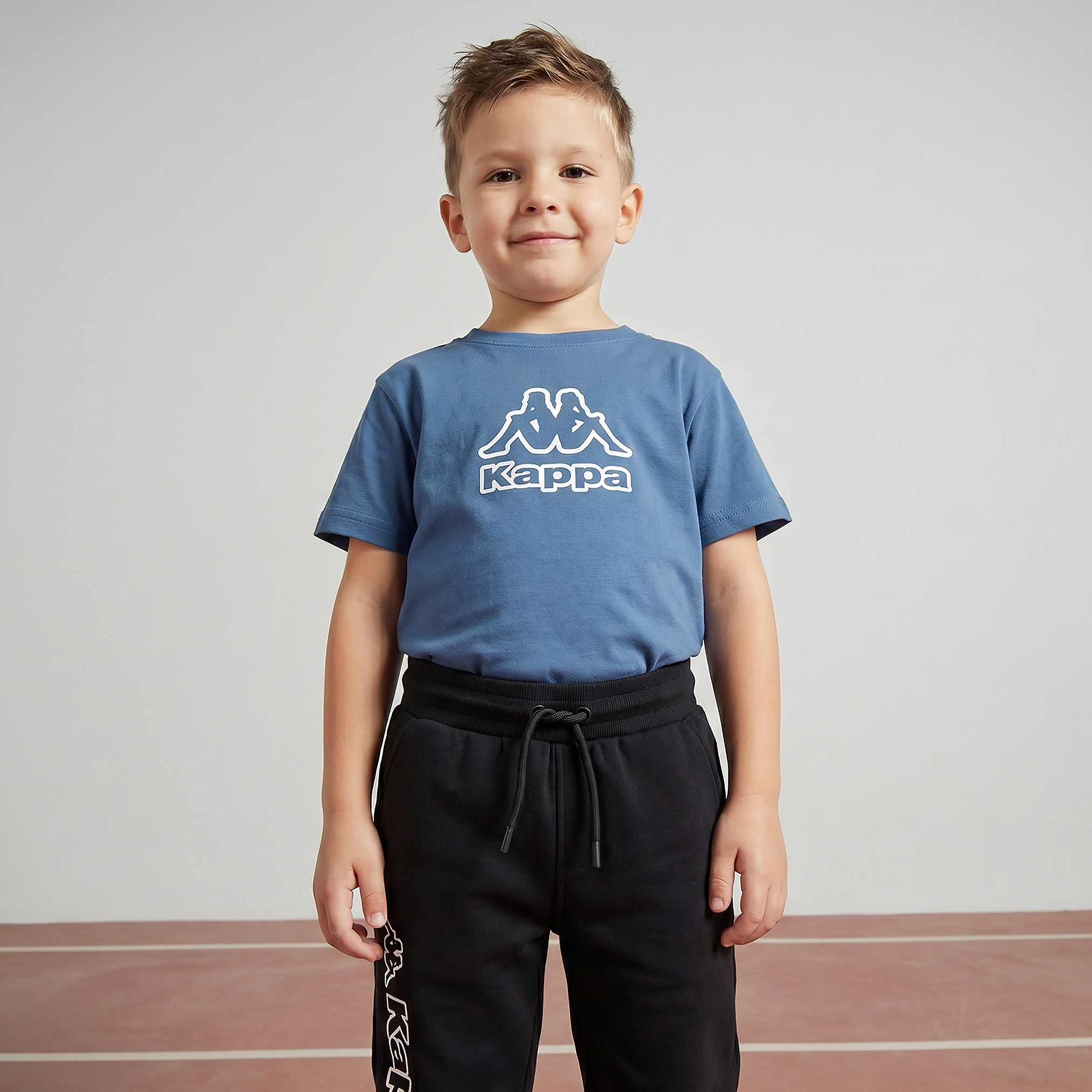 Kappa Elasticated Drawstring Waist Joggers with Logo Print-boys-clothing-bottoms-joggersandtrackpants-image-6